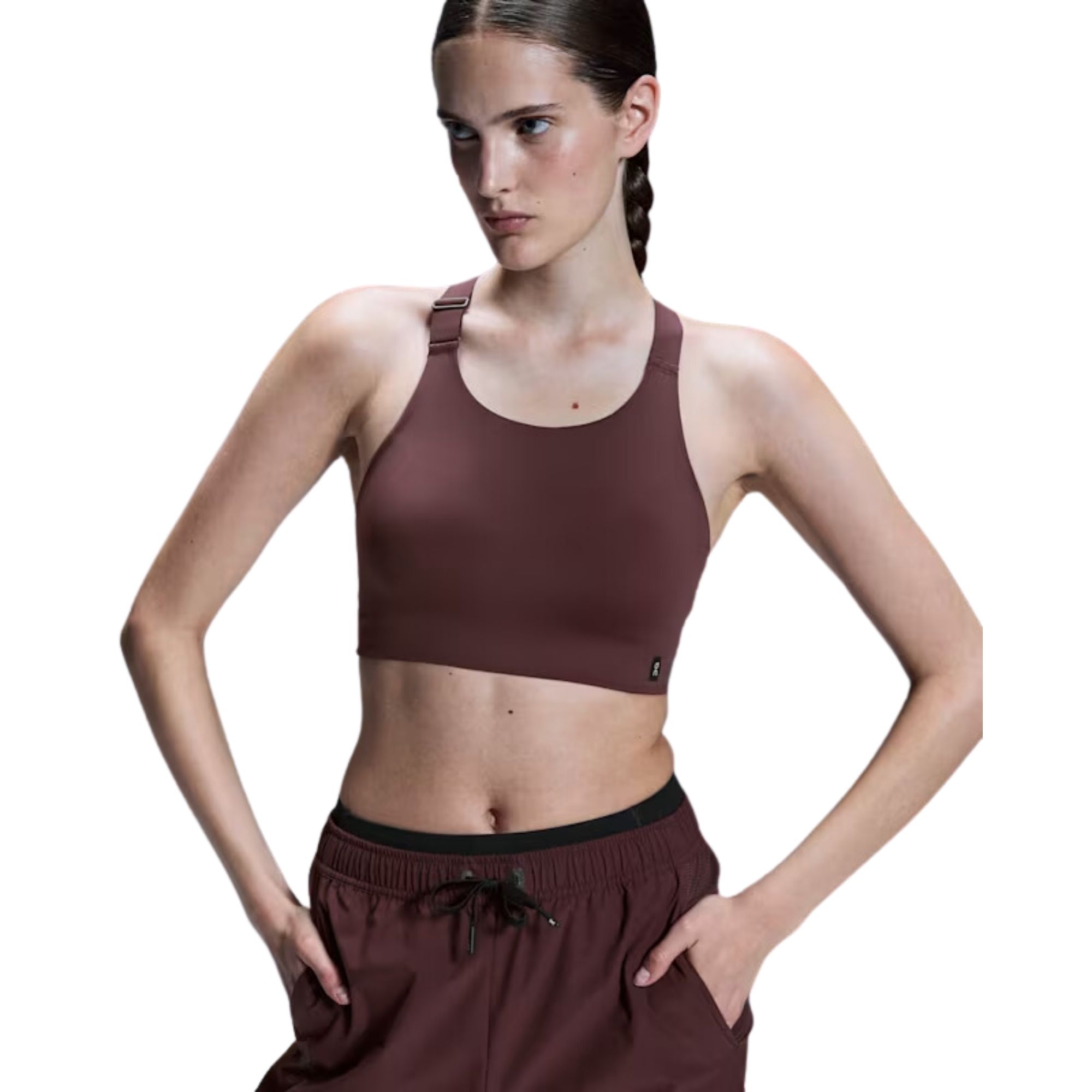 Top On Endurance Bra Feminino - Bordô