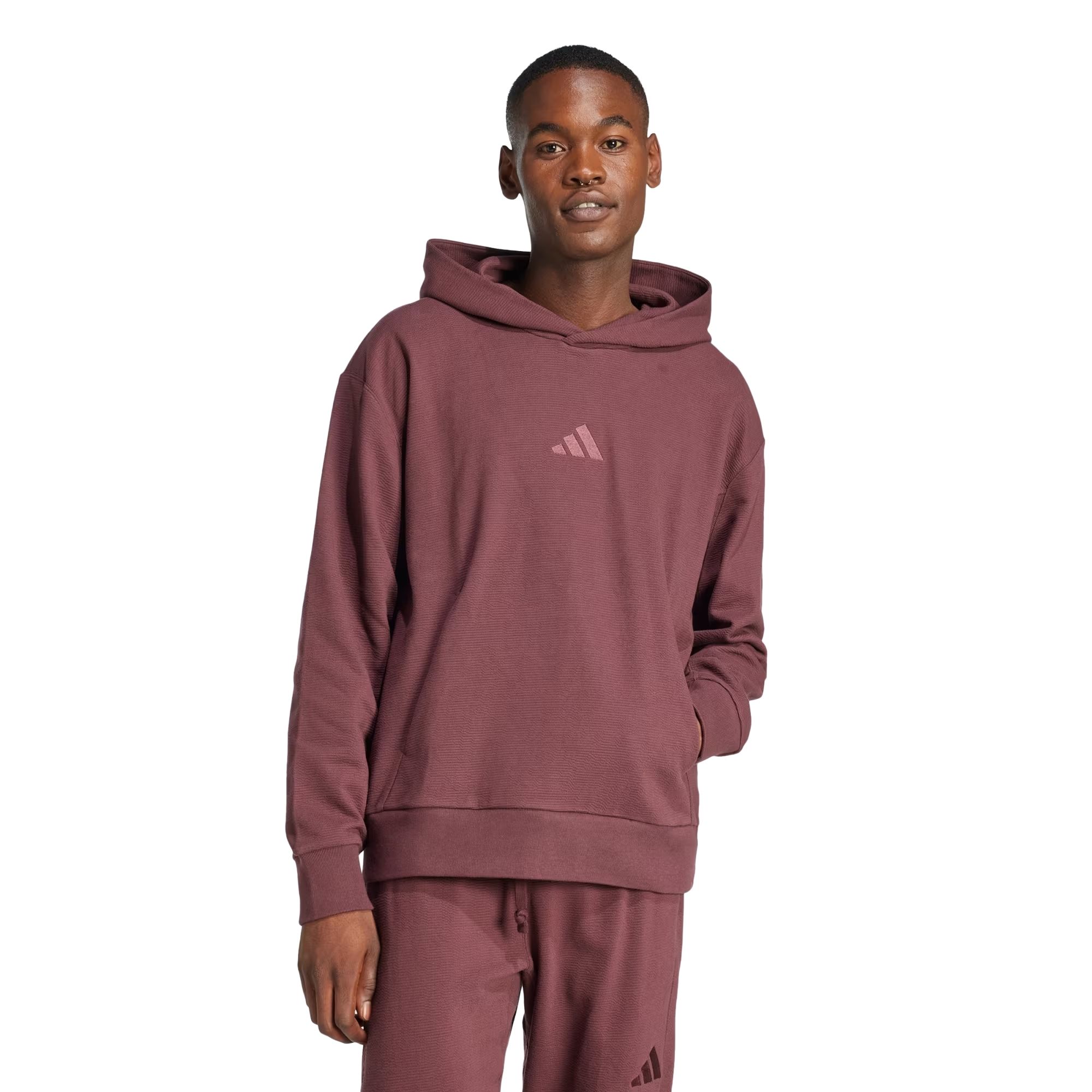 Blusão Com Capuz Adidas Elevated All Szn Masculino - Bordô