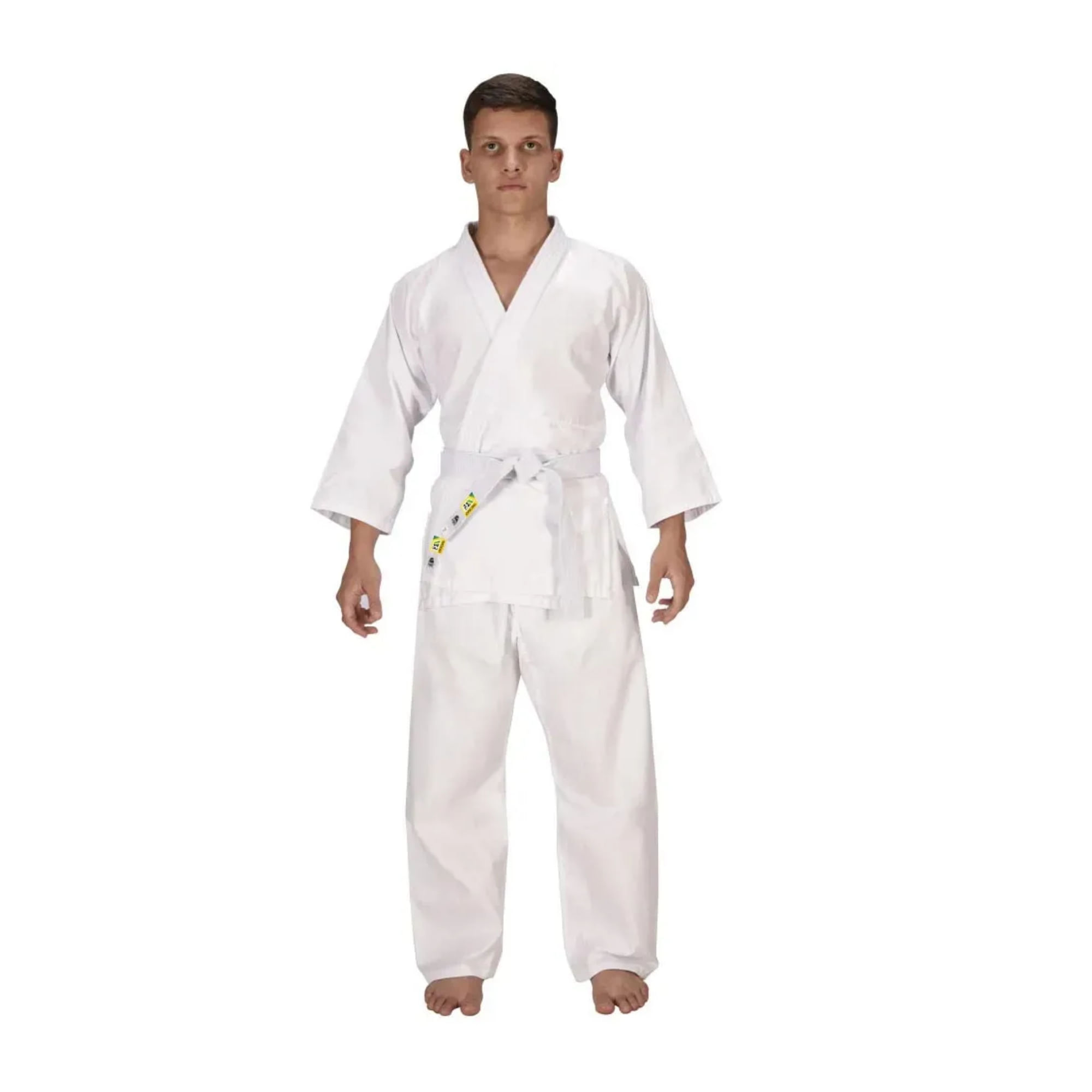 Kimono Judô Mks CBJ Oficial Faixa Branco - Infantil