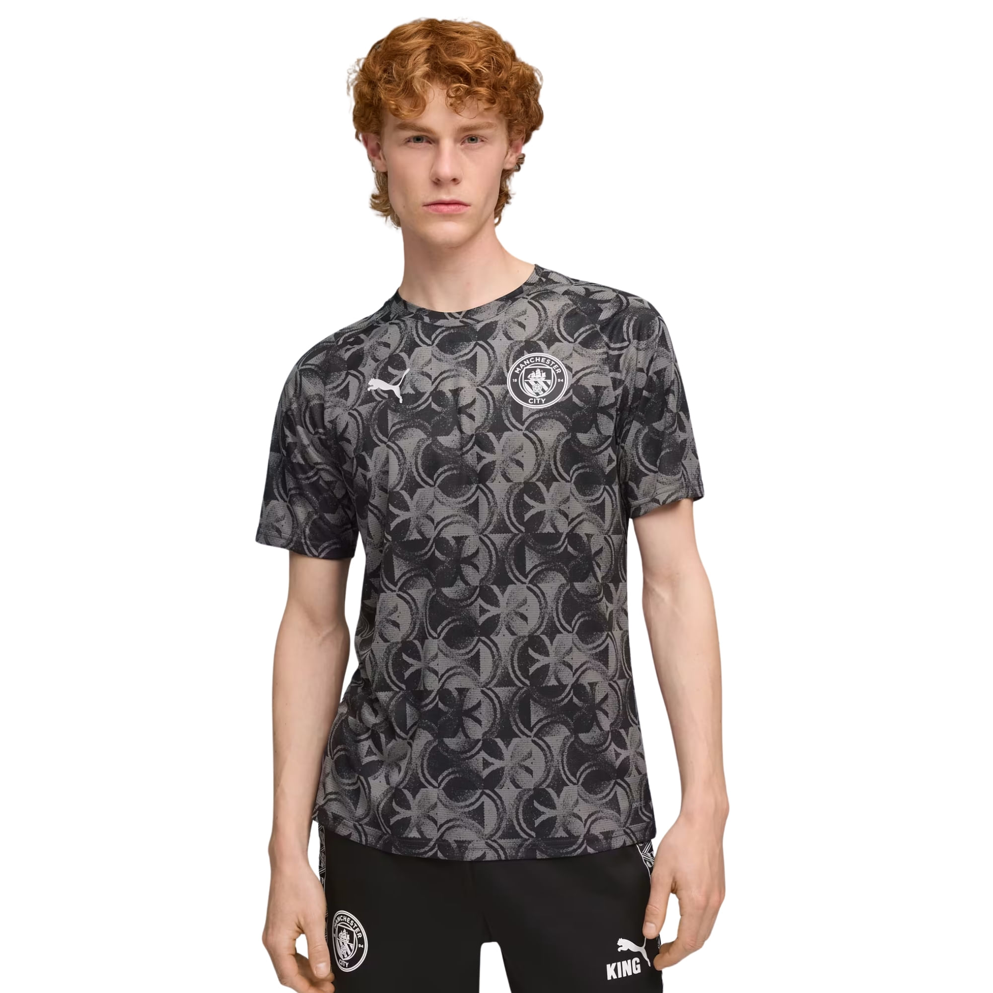 Camisa Manchester City 25/26 Puma Pré-Jogo Masculina - Preta