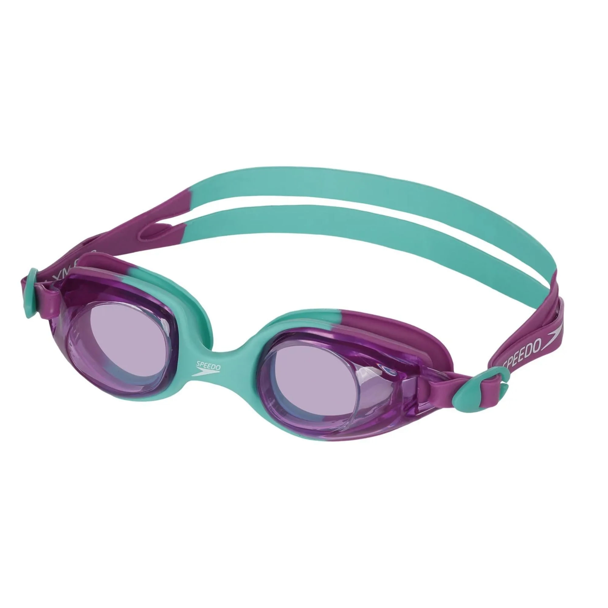 Óculos De Natação Speedo Olympic Treino Infantil - Verde/Roxo