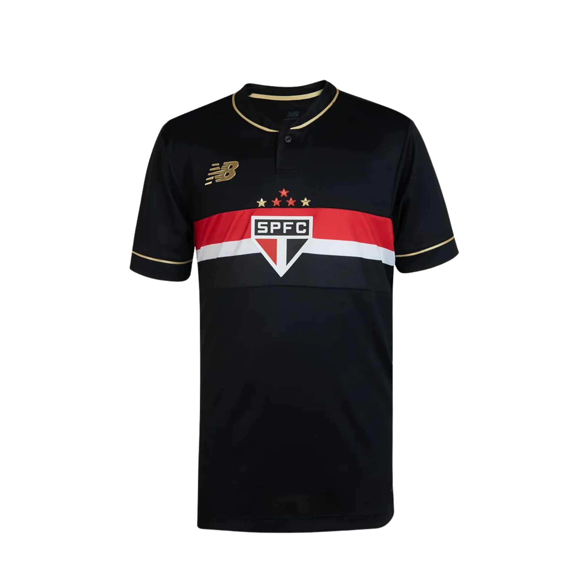 Camisa São Paulo III 25/26 New Balance Infantil Comemorativa  - Preta