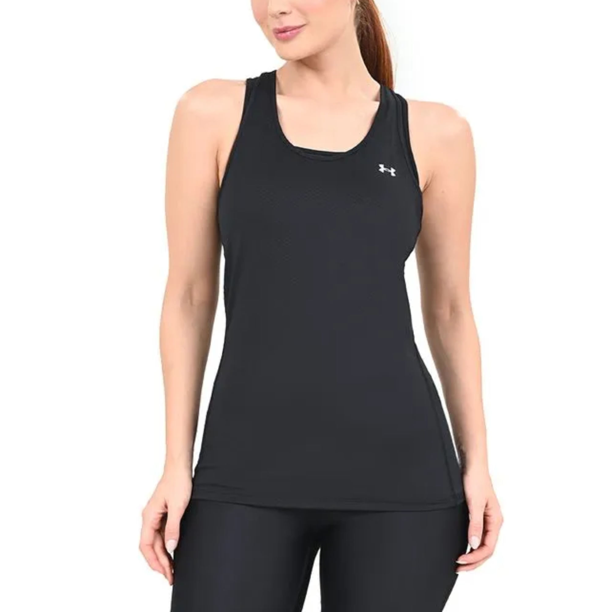 Regata Under Armour HeatGear Racer Tank Feminina - Preta