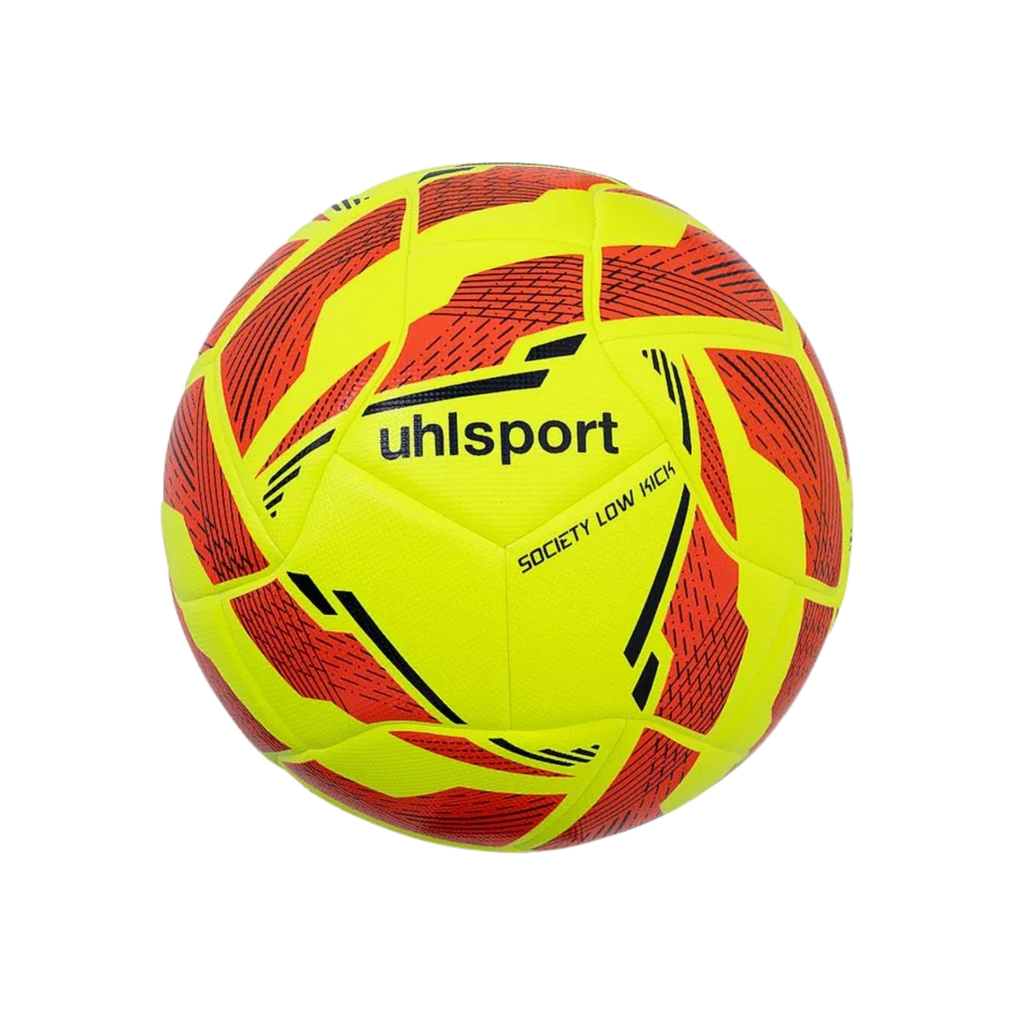 Bola Society Uhlsport Low Kick Unissex - Amarela/Vermelha