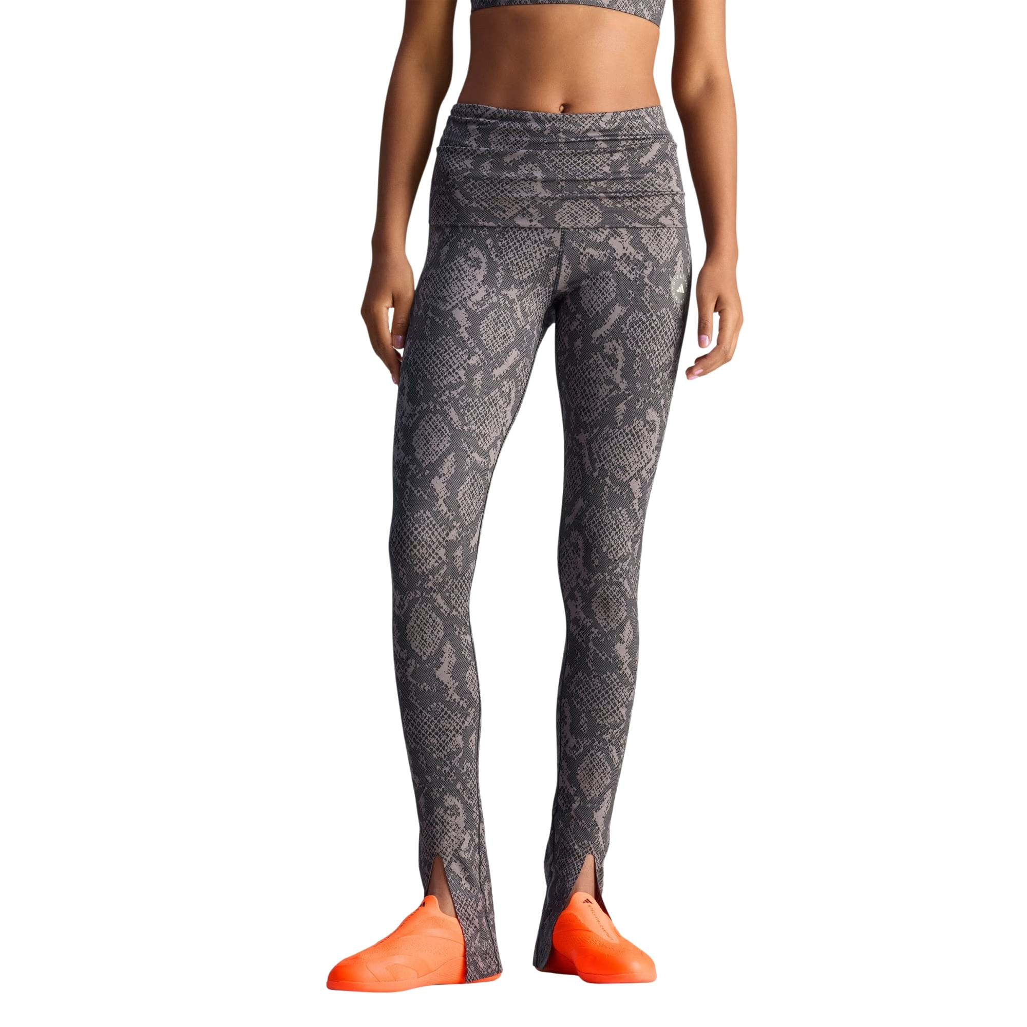 Calça Legging Adidas Stella Mccartney Estampada Feminina - Preta