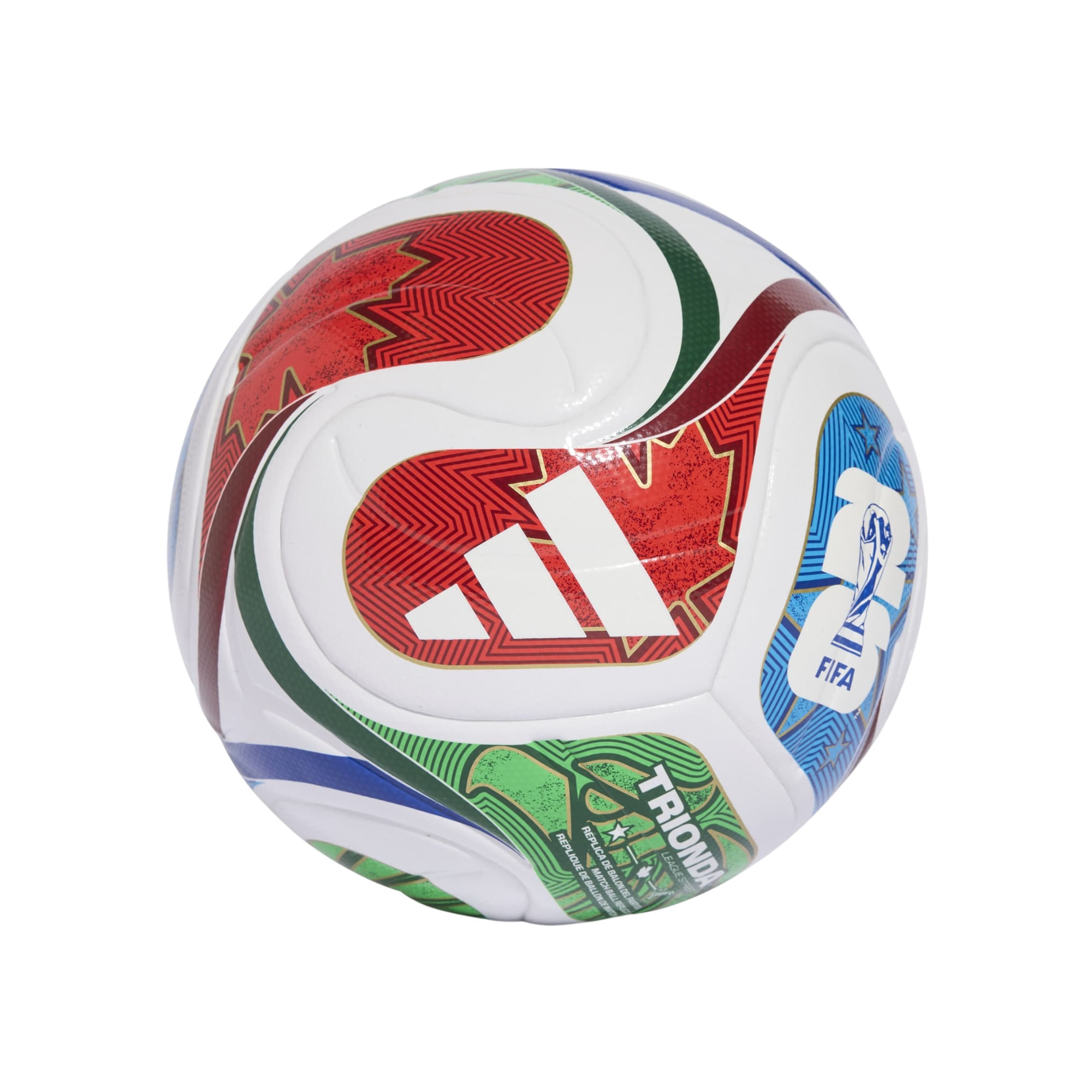 Bola Society Adidas Trionda Copa Do Mundo 2026 Unissex - Branca/Multicolor