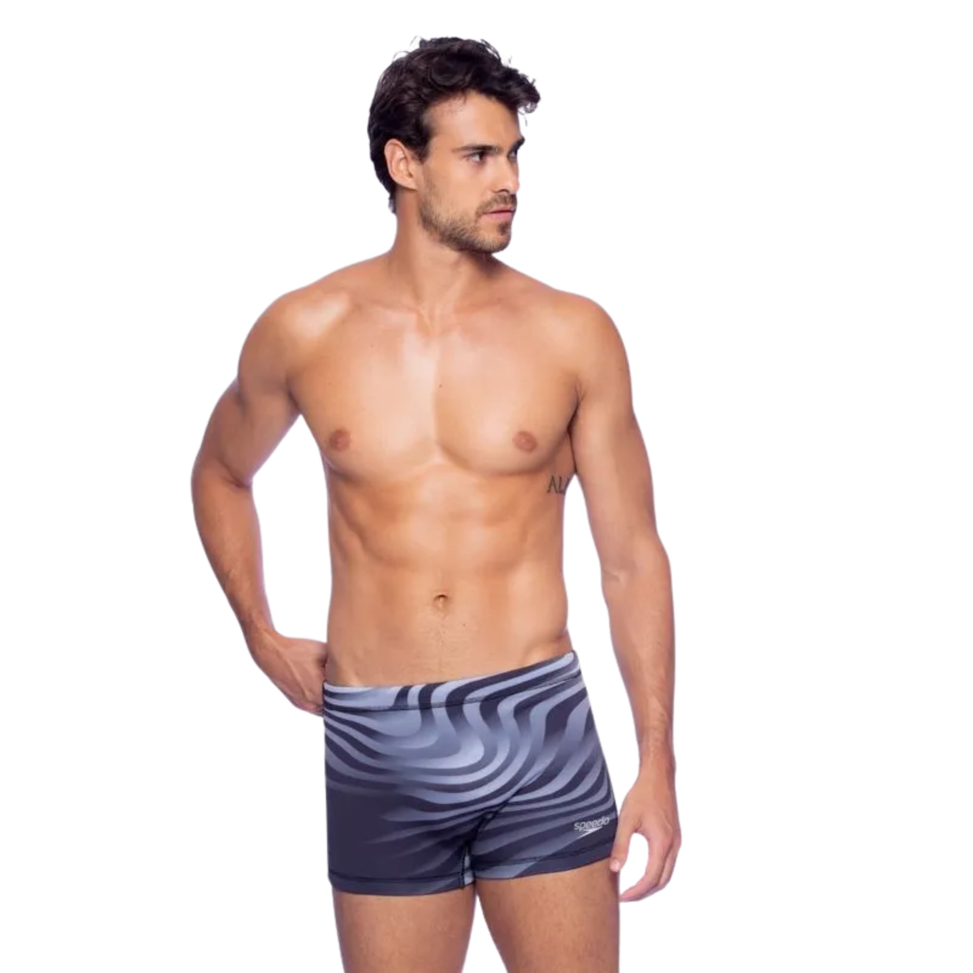 Sunga Boxer Speedo Maré Masculina - Preta