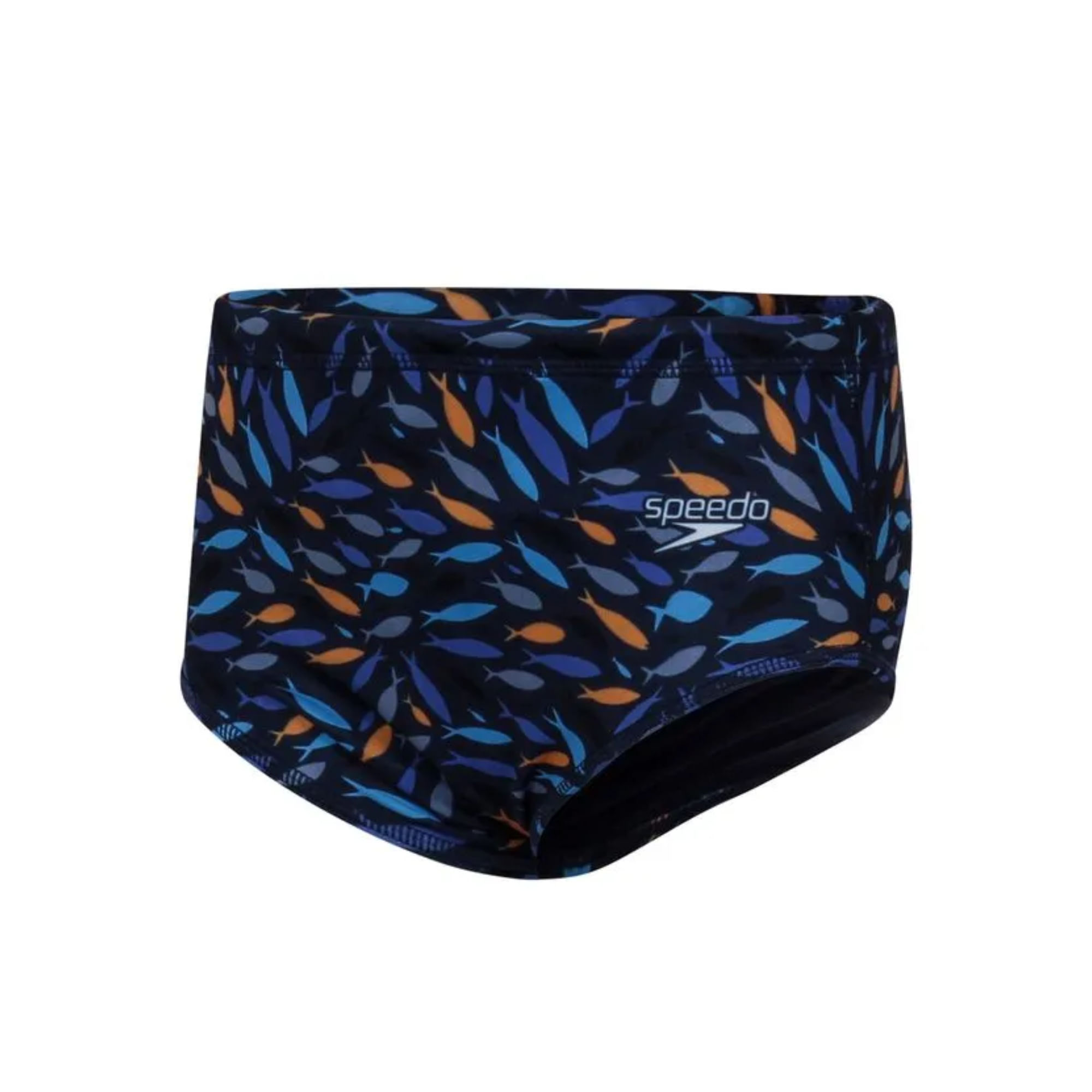 Sunga Tradicional Speedo Fish Infantil - Azul Marinho