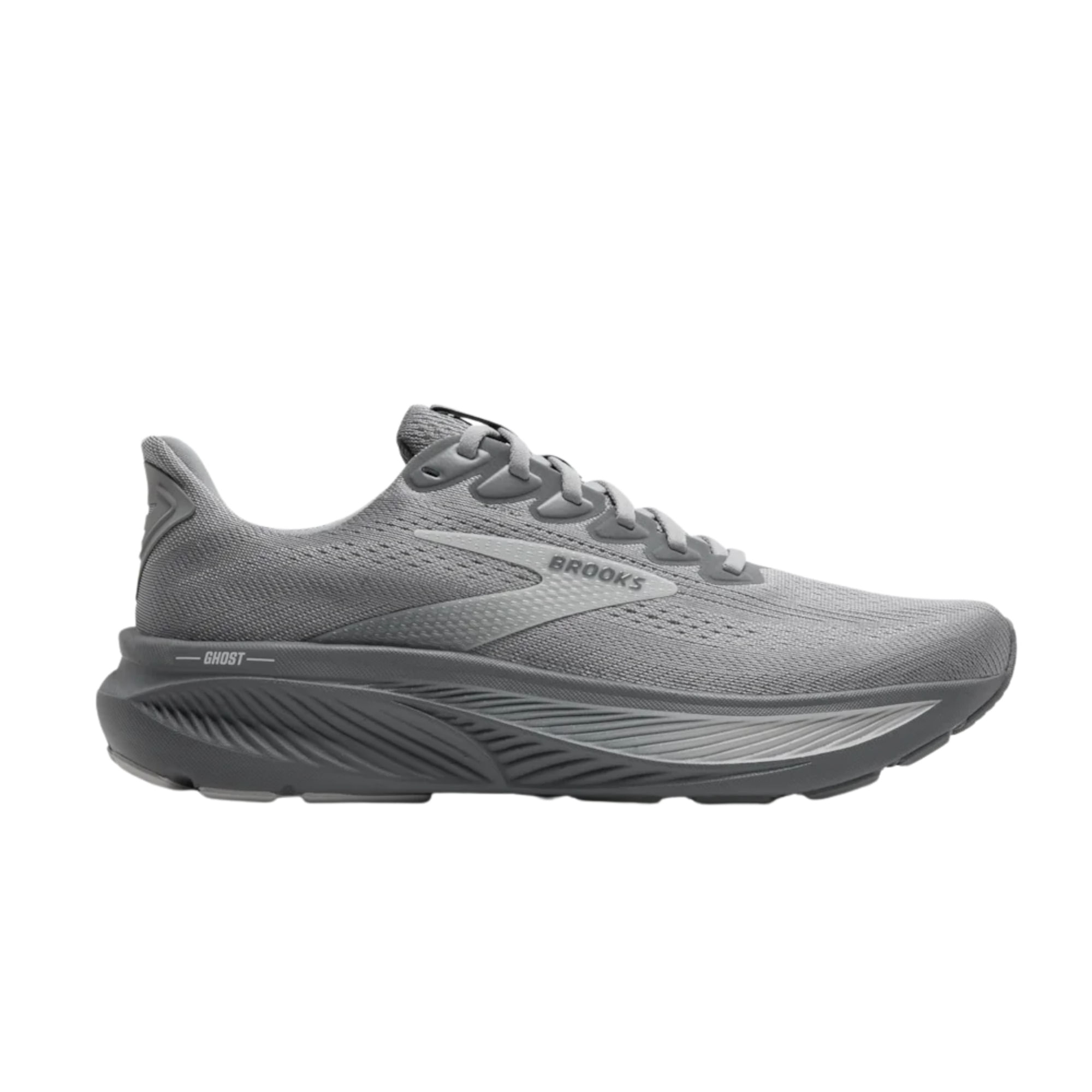 Tênis Brooks Ghost 17 Masculino - Cinza