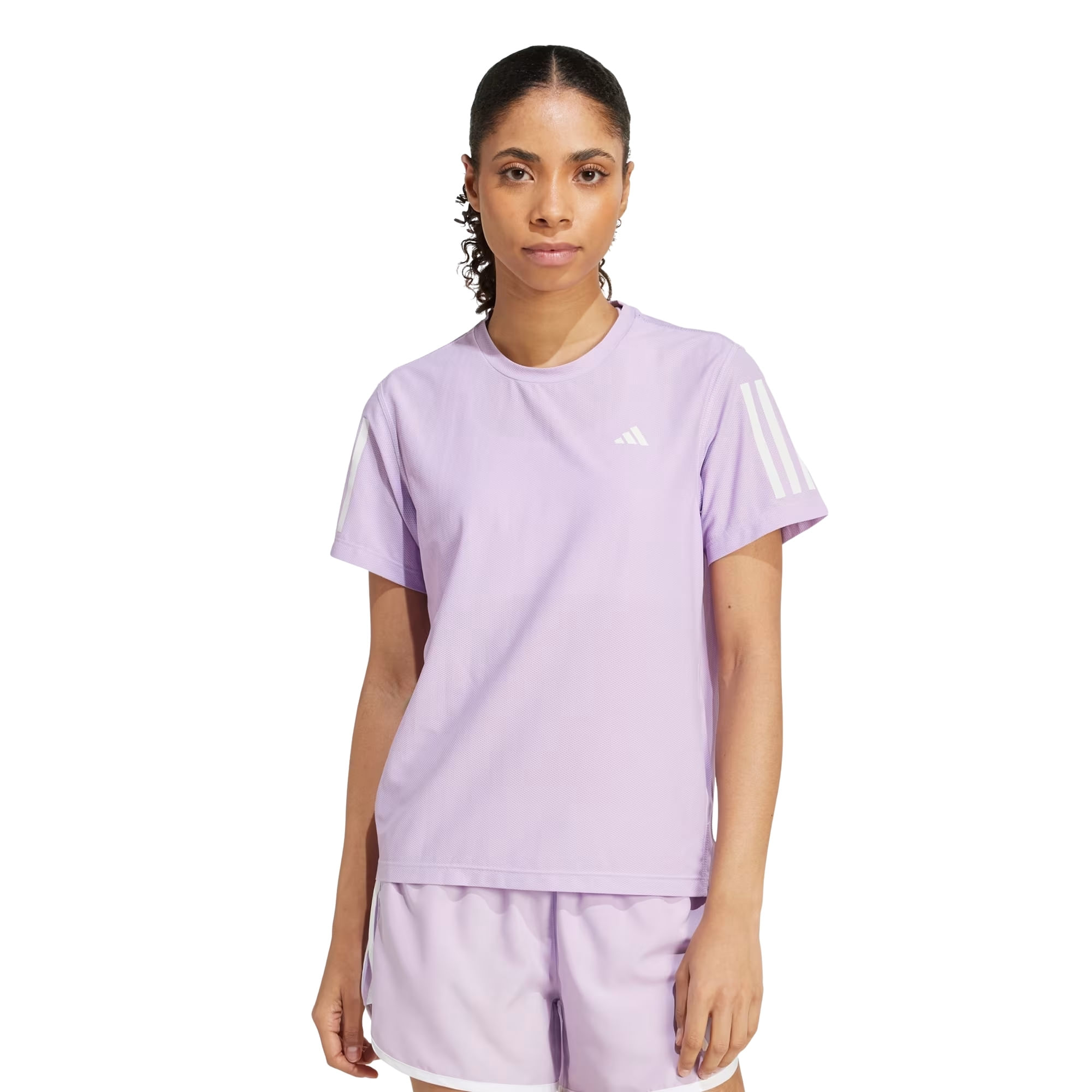 Camiseta Adidas Own The Run Feminina - Lilás