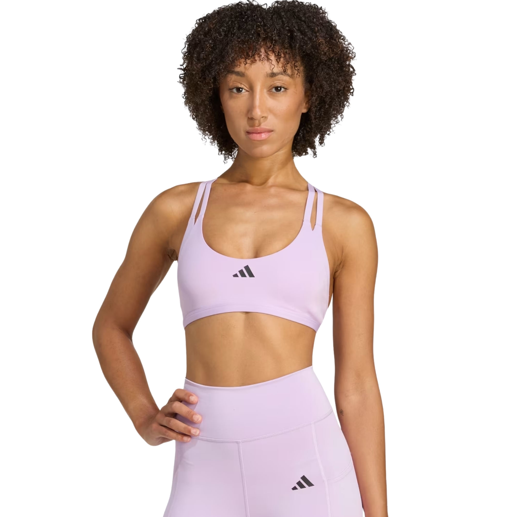 Top Adidas Aeroimpact Luxe Feminino - Lilás