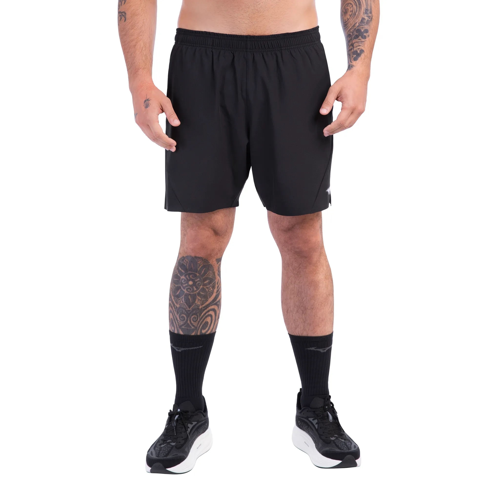 Shorts Mizuno 2 In 1 High 3/7 Masculino - Preto