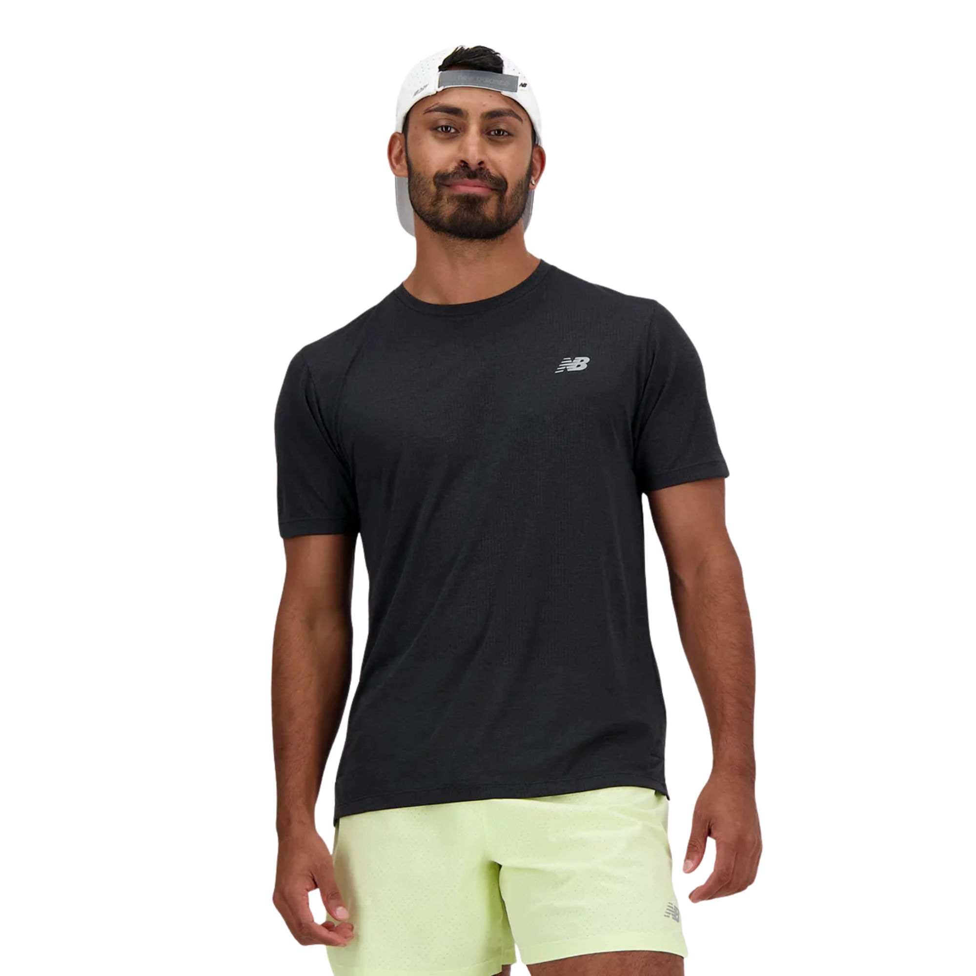 Camiseta New Balance Atlhetics Run Masculina - Preta