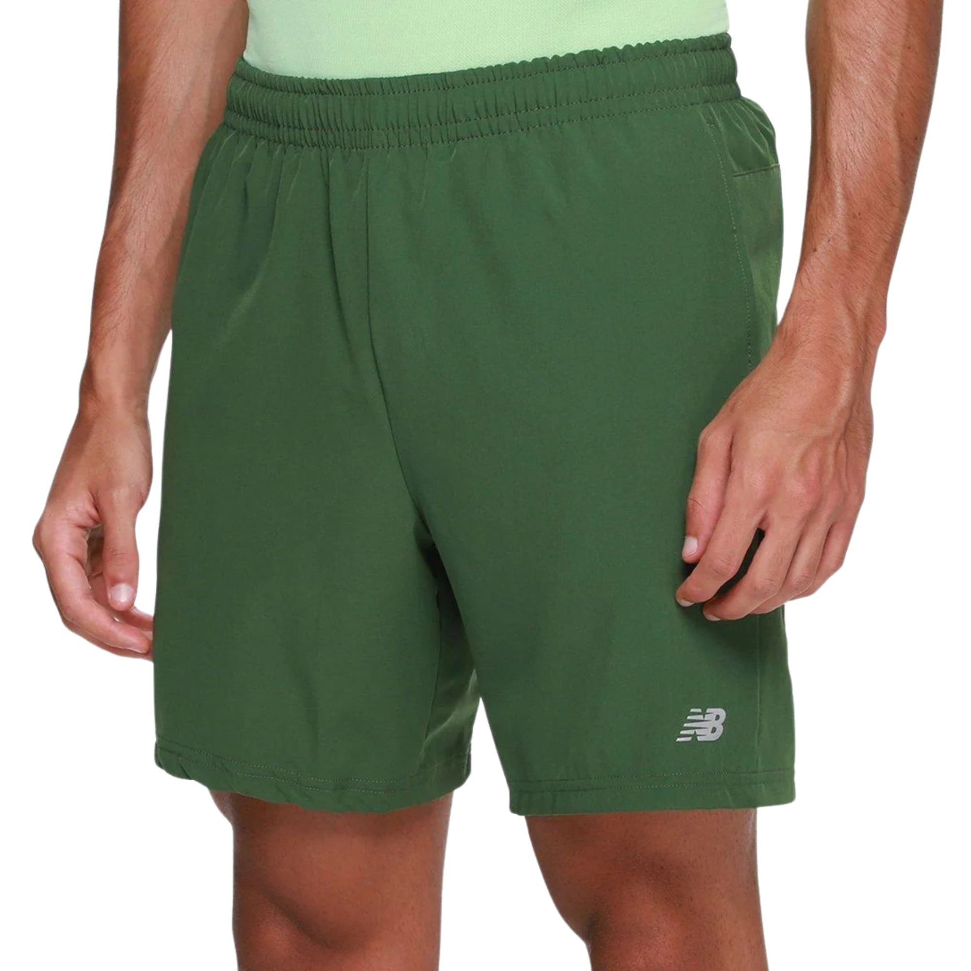 Bermuda New Balance Sport Essentials 7 Pol Masculina - Verde
