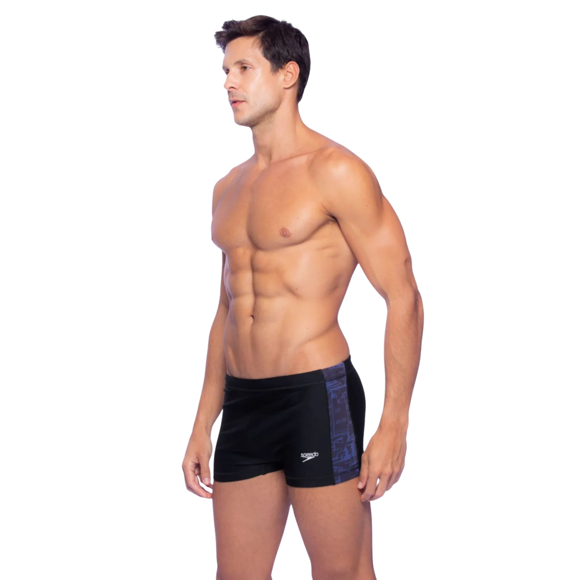 Sunga Boxer Speedo Comunidade Masculina - Preta/Marinho