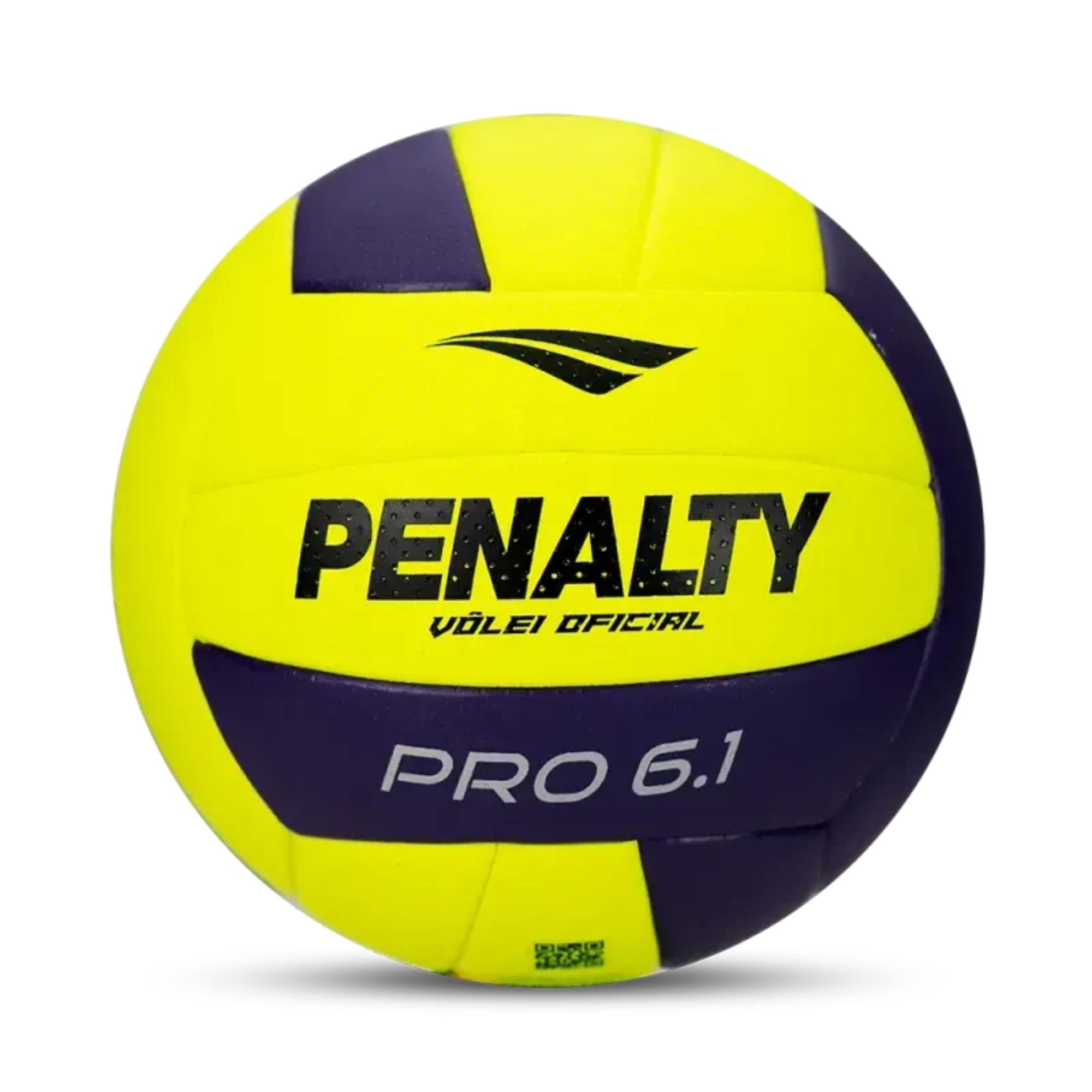 Bola Vôlei Penalty 6.1 Pro Unissex - Amarela/Roxa