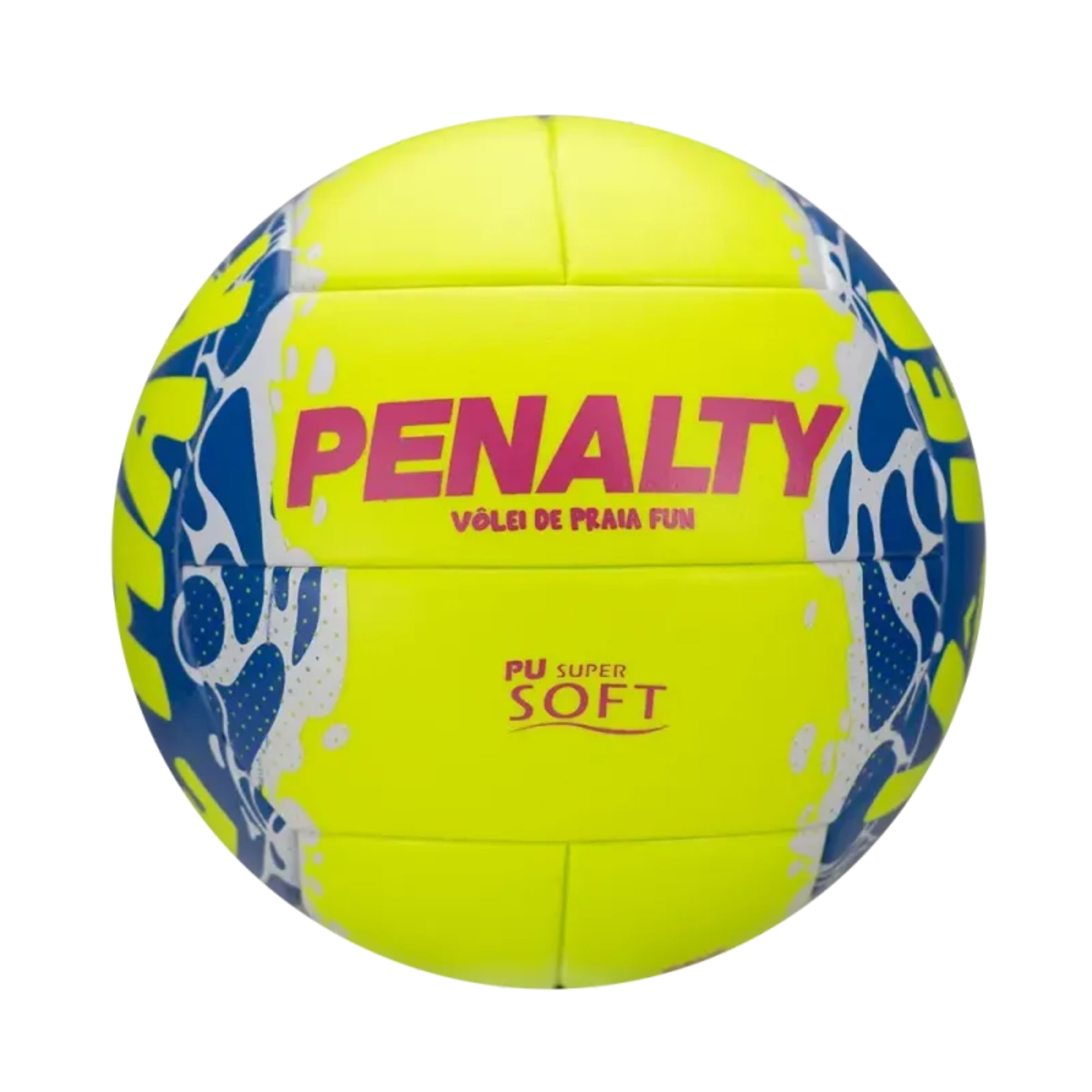 Bola Vôlei De Praia Penalty Fun XXVI Unissex - Amarela/Azul
