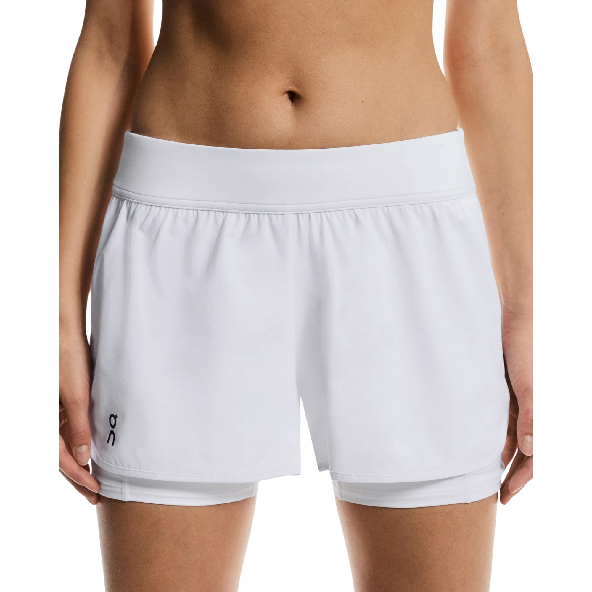 Shorts On Court 2 In-1 3 Pol Feminino - Branco