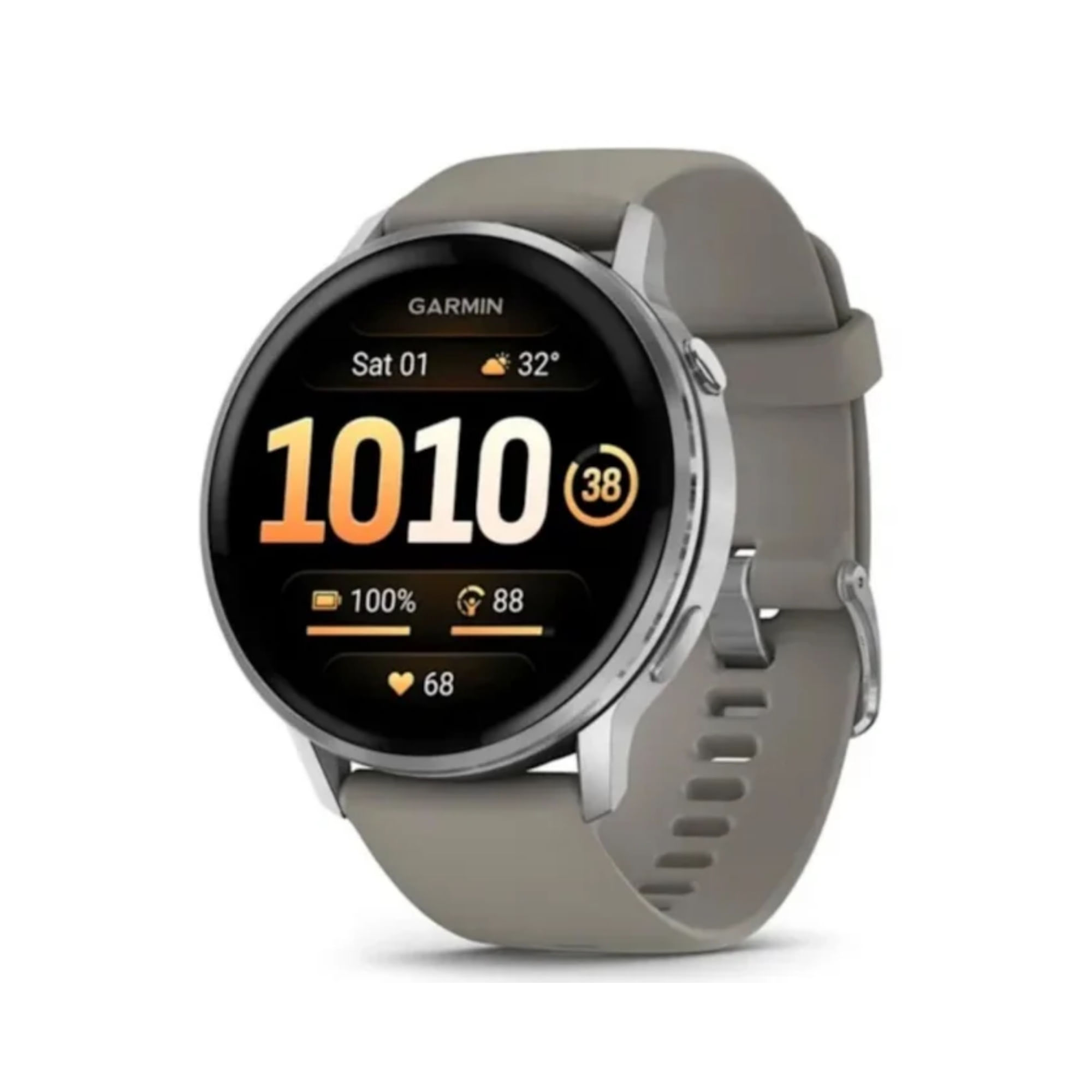 Relógio Monitor Cardíaco Garmin Venu 4 Unissex - Cinza
