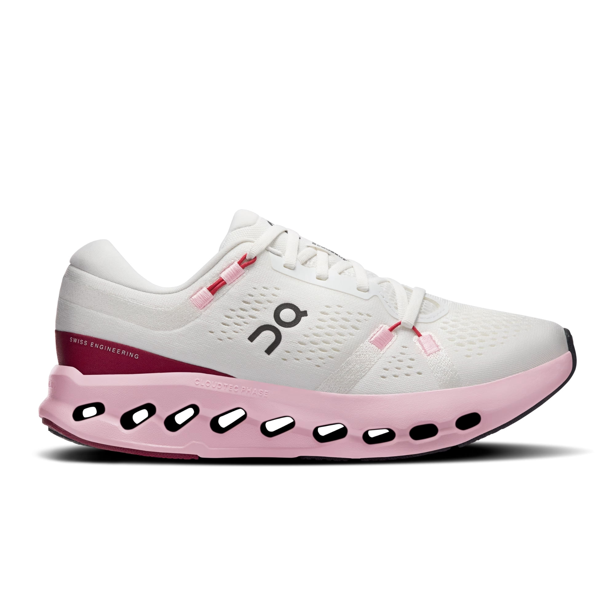 Tênis On Cloudsurfer 2 Feminino - Branco/Rosa