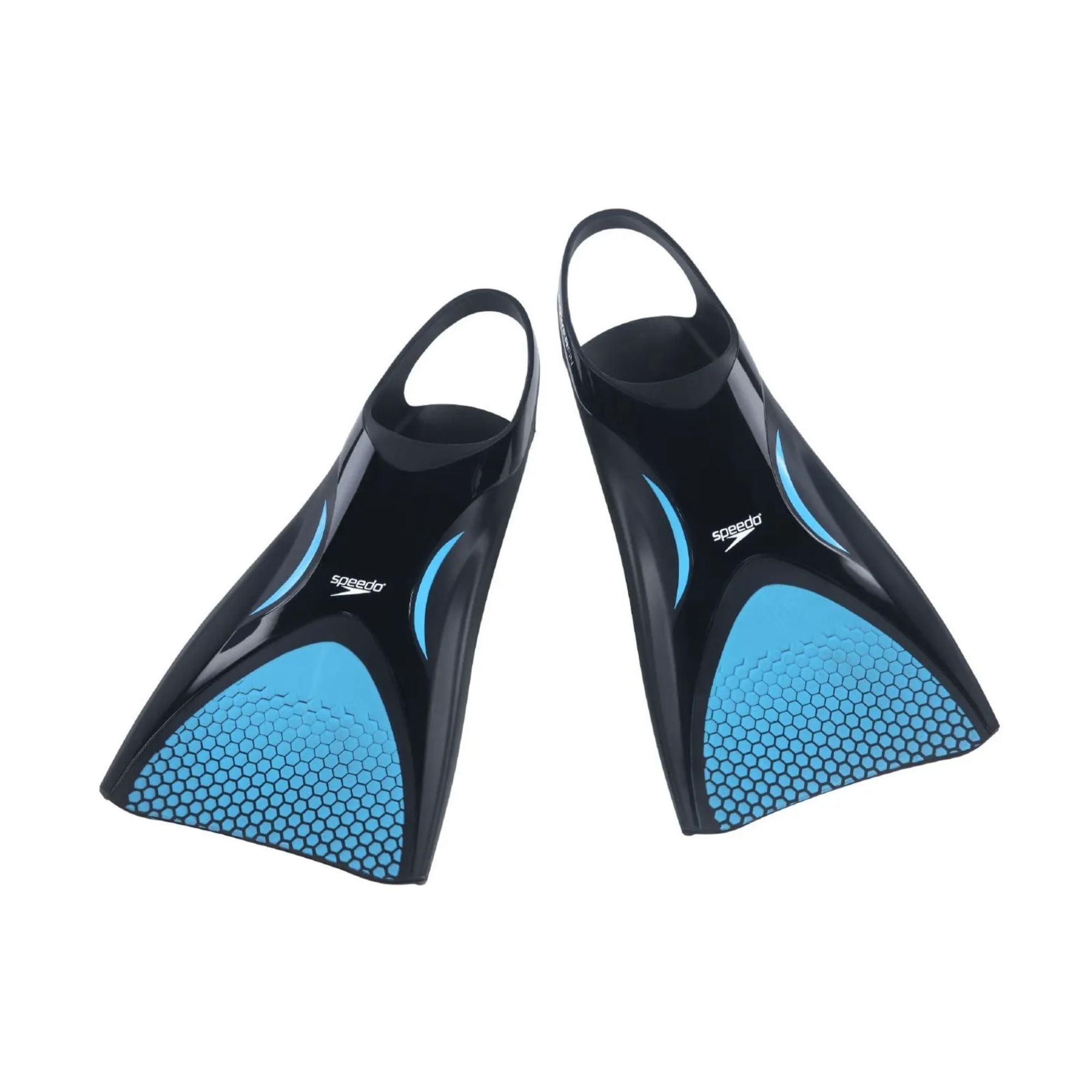 Nadadeira Speedo Calçadeira Power Fin Unissex - Preta/Azul