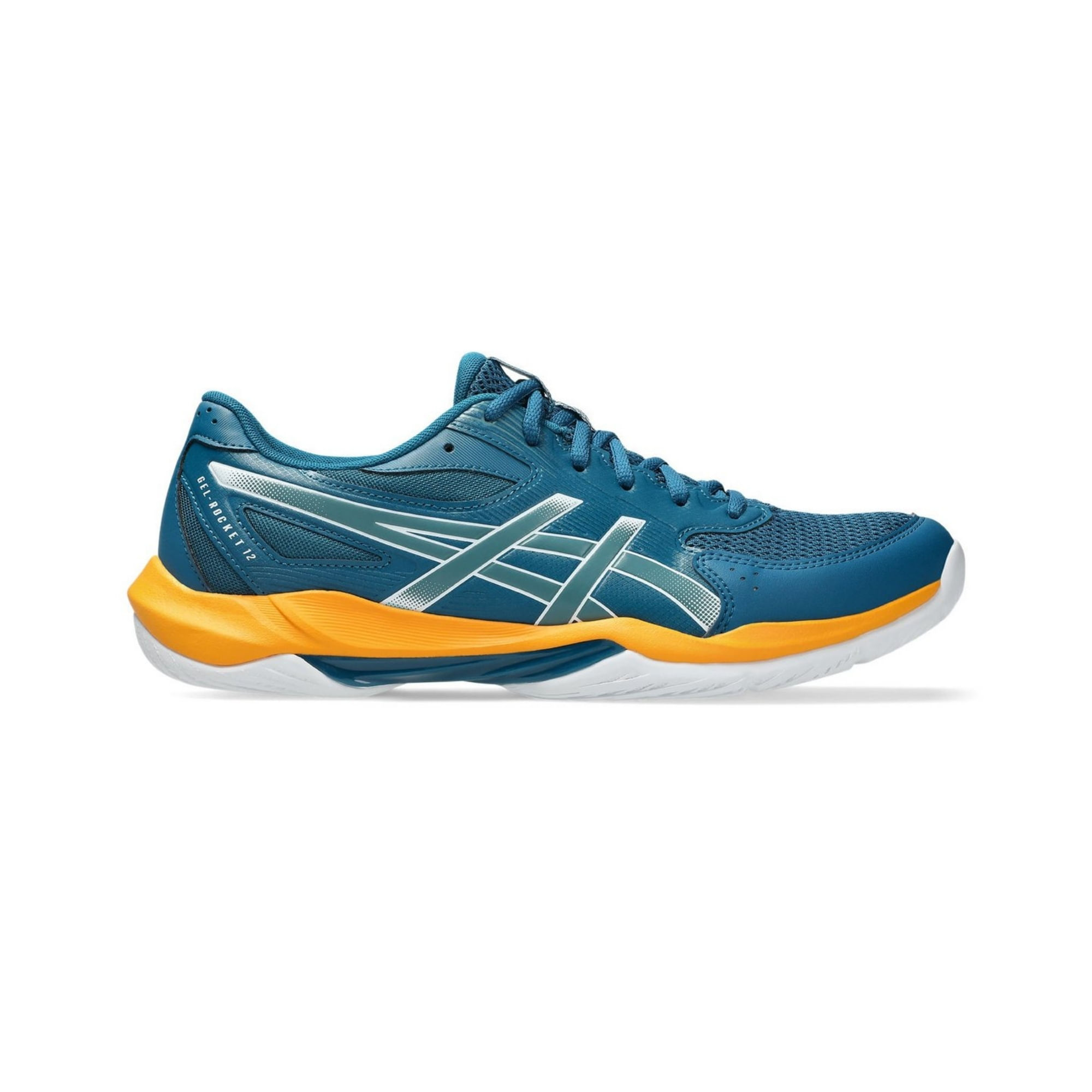 Tênis Asics Gel-Rocket 12 Masculino - Azul/Laranja