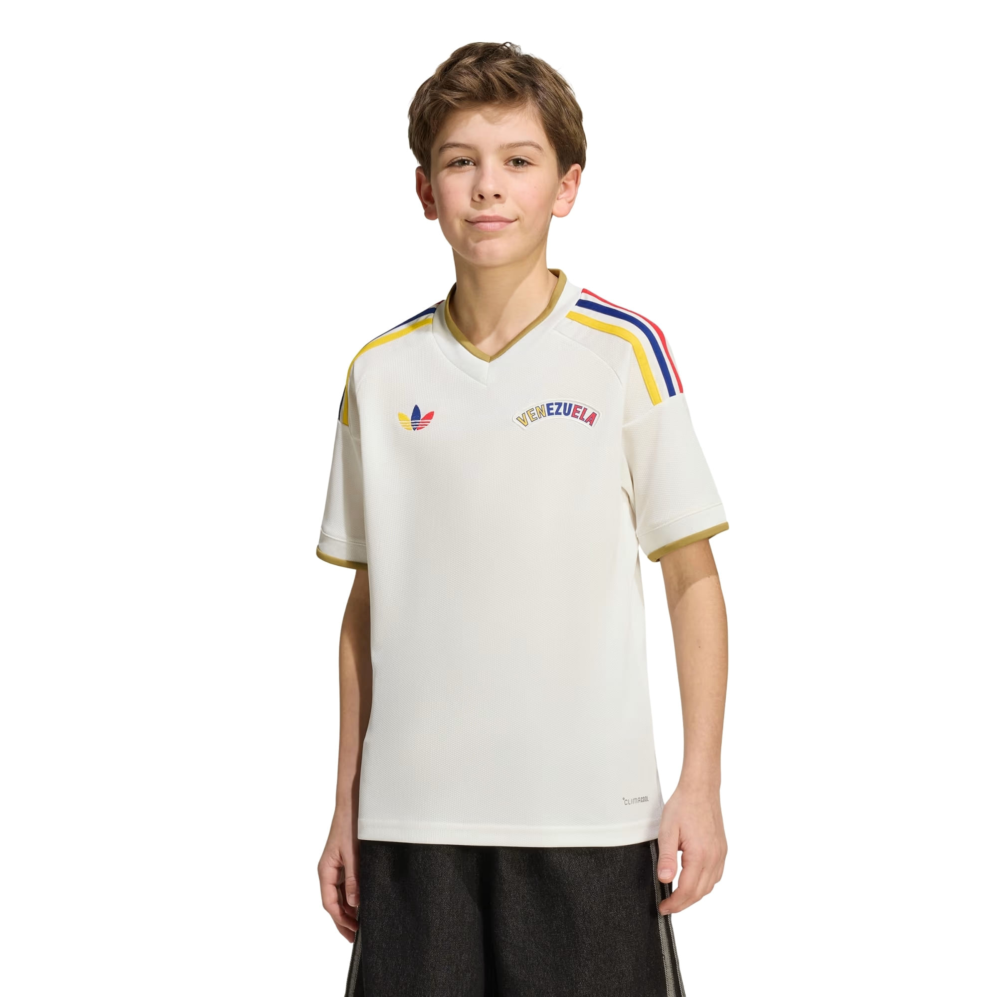 Camisa Venezuela II 2026 Adidas Infantil - Branca
