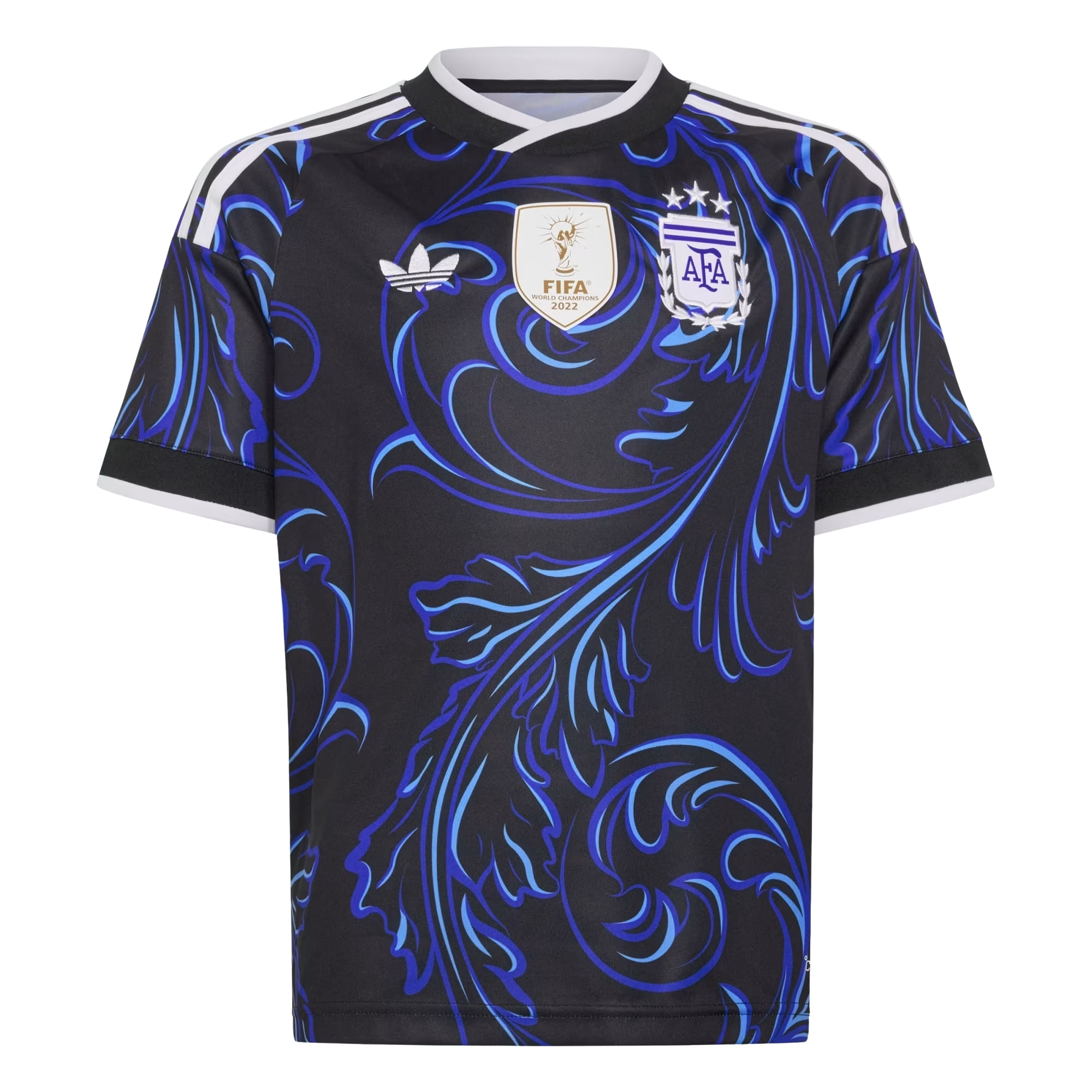 Camisa Argentina II 2026 Adidas Infantil - Preta