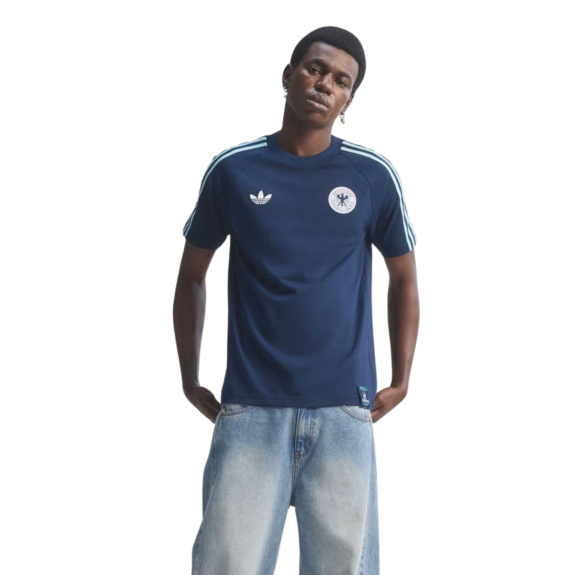 Camisa Alemanha Adidas Originals Masculina - Azul Marinho