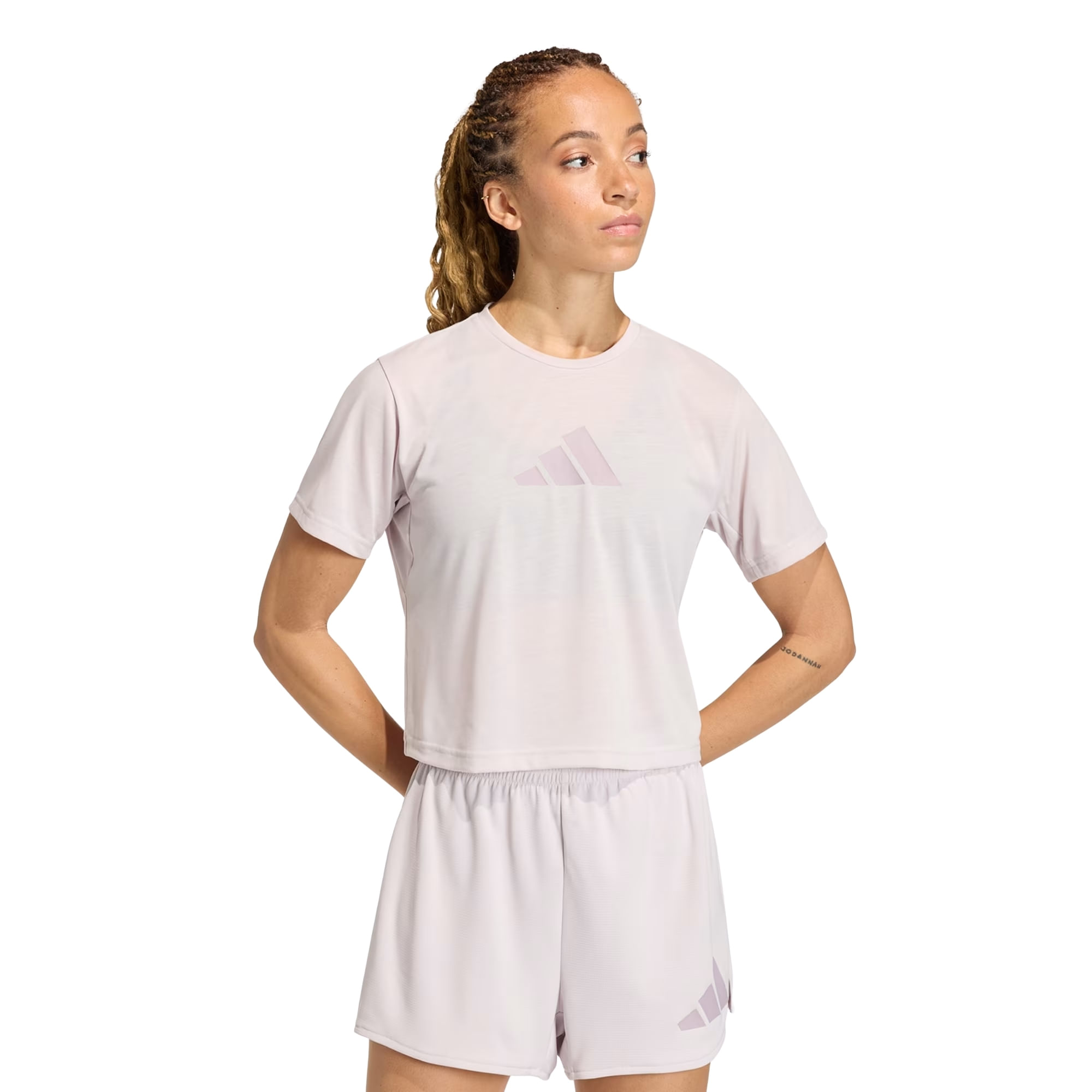 Camiseta Adidas Perfomance Essentials Feminina - Lilás Claro