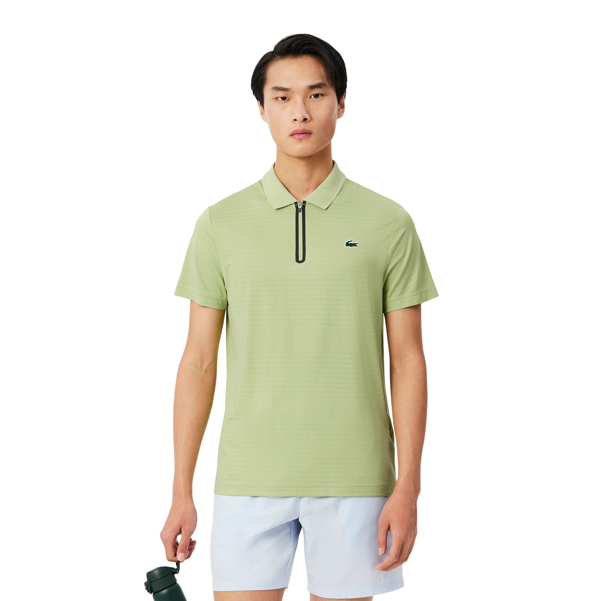 Camisa Polo Lacoste Ultra-Dry Slim Sport Masculina - Verde
