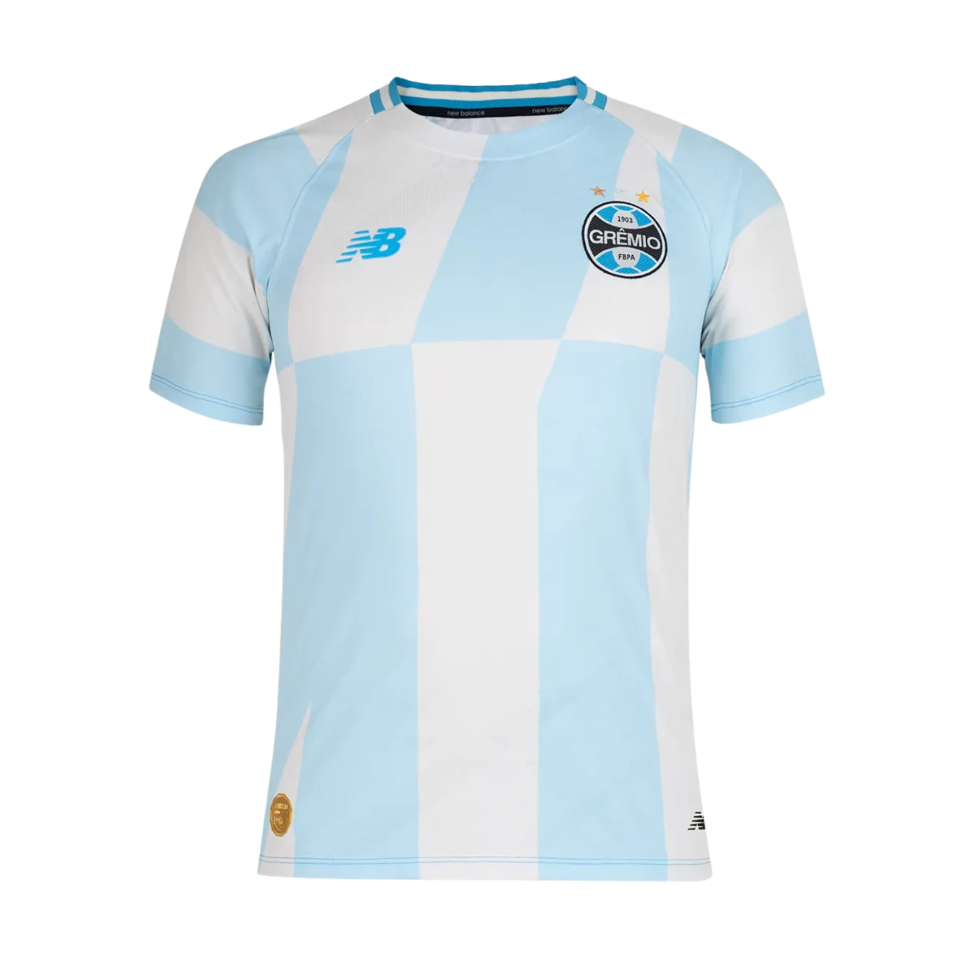 Camisa Grêmio II 26/27 New Balance Torcedor Masculina - Off White/Azul