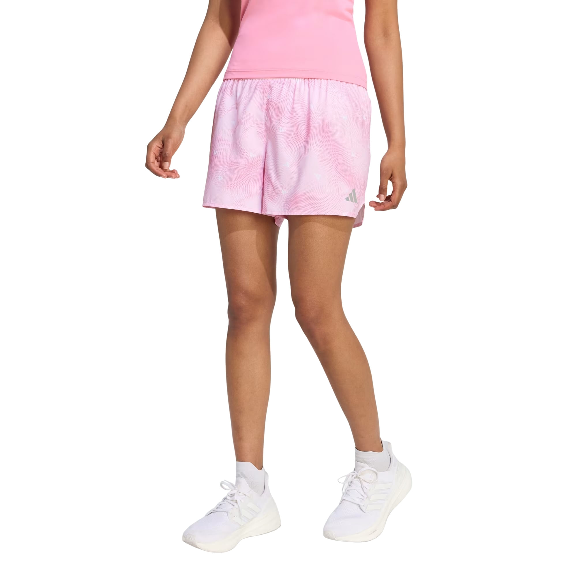Shorts Adidas Adi365 Essentials Brand Love Feminino - Rosa