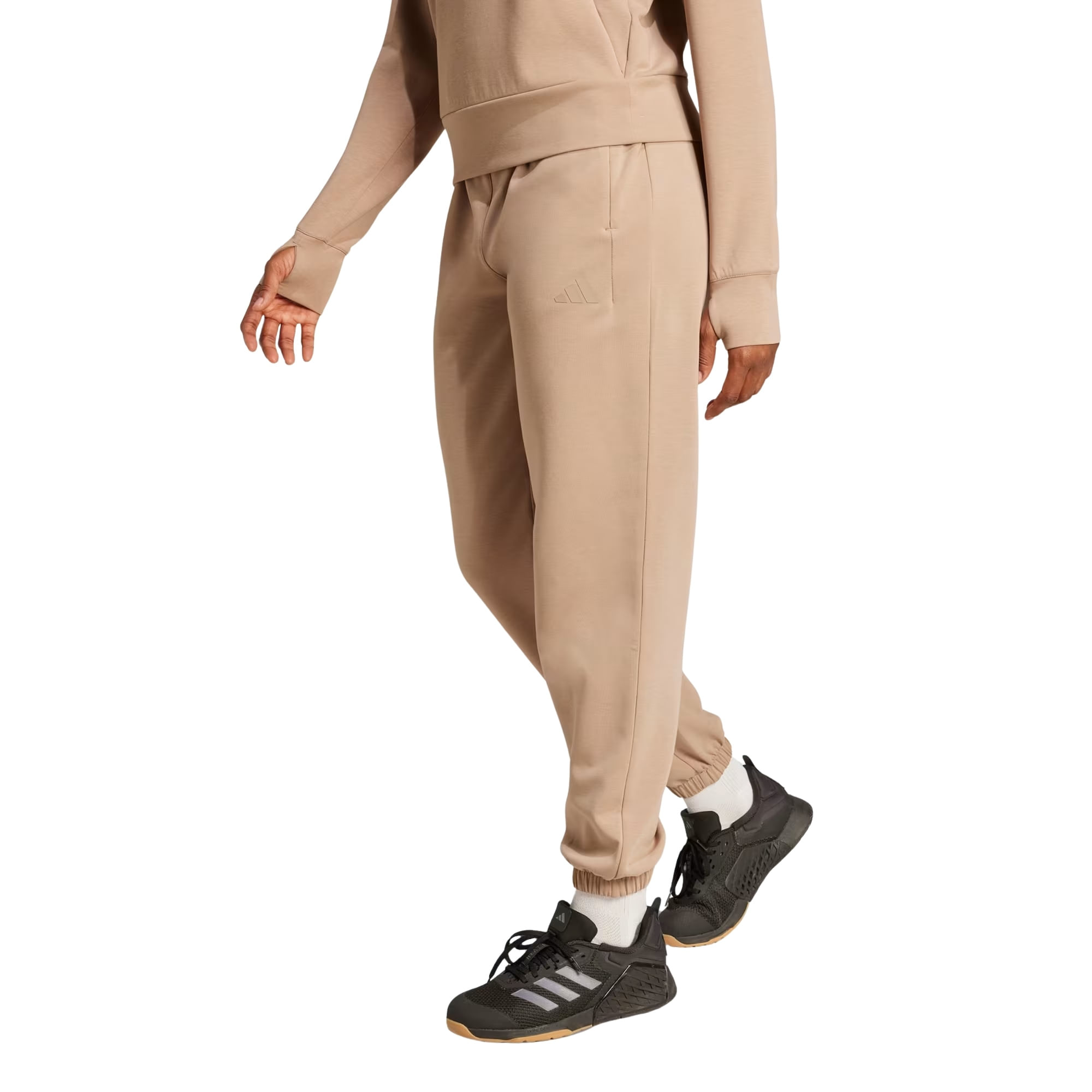 Calça Adidas Designed For Training Feminina - Marrom Claro