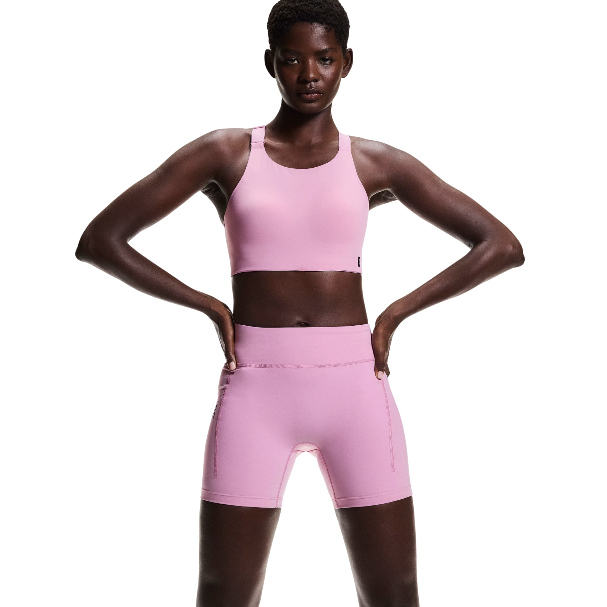 Shorts On Performance Tights Feminino - Rosa