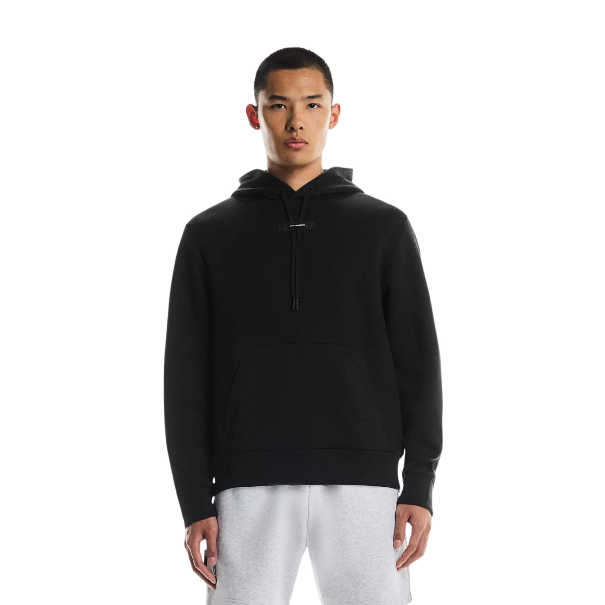 Blusão Com Capuz On Focus Tech Hoodie Masculino - Preto