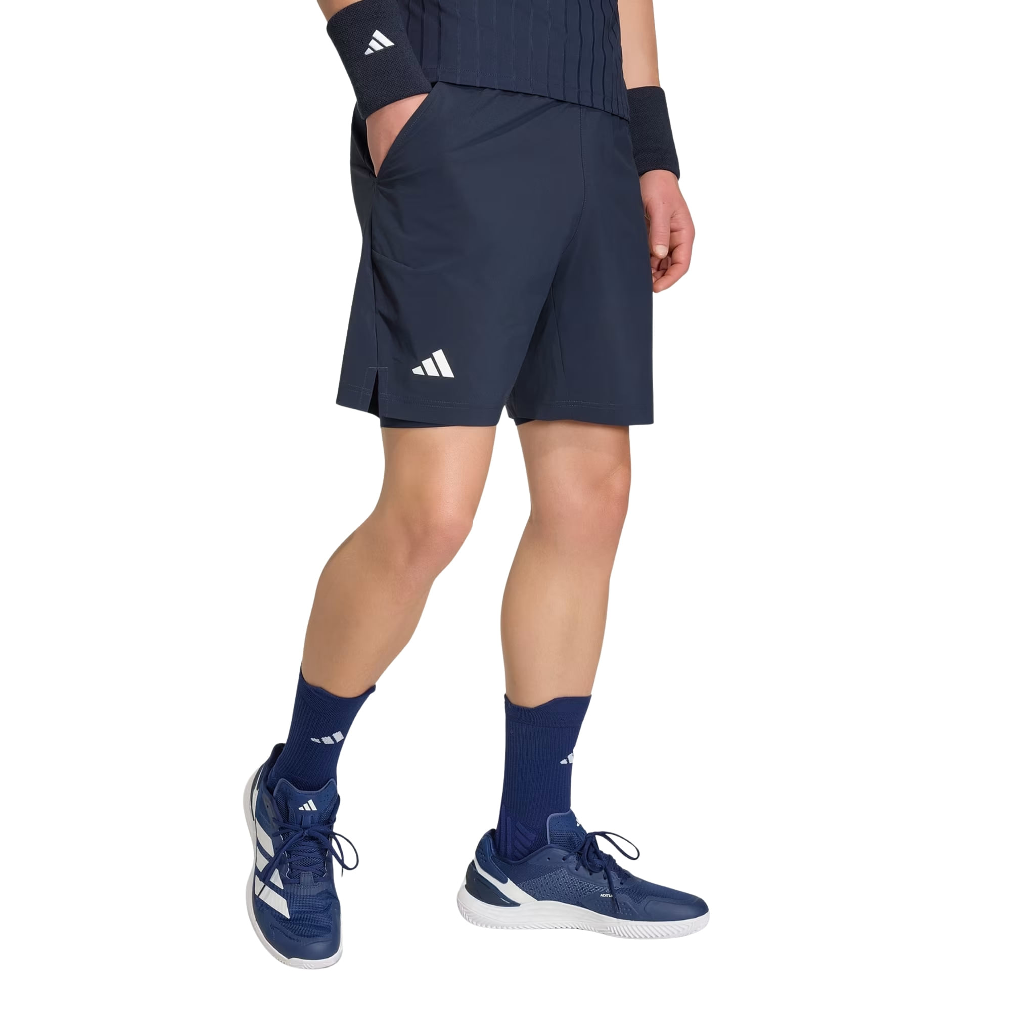 Shorts Adidas 2 In 1 Legend Climacool Masculino - Azul Marinho