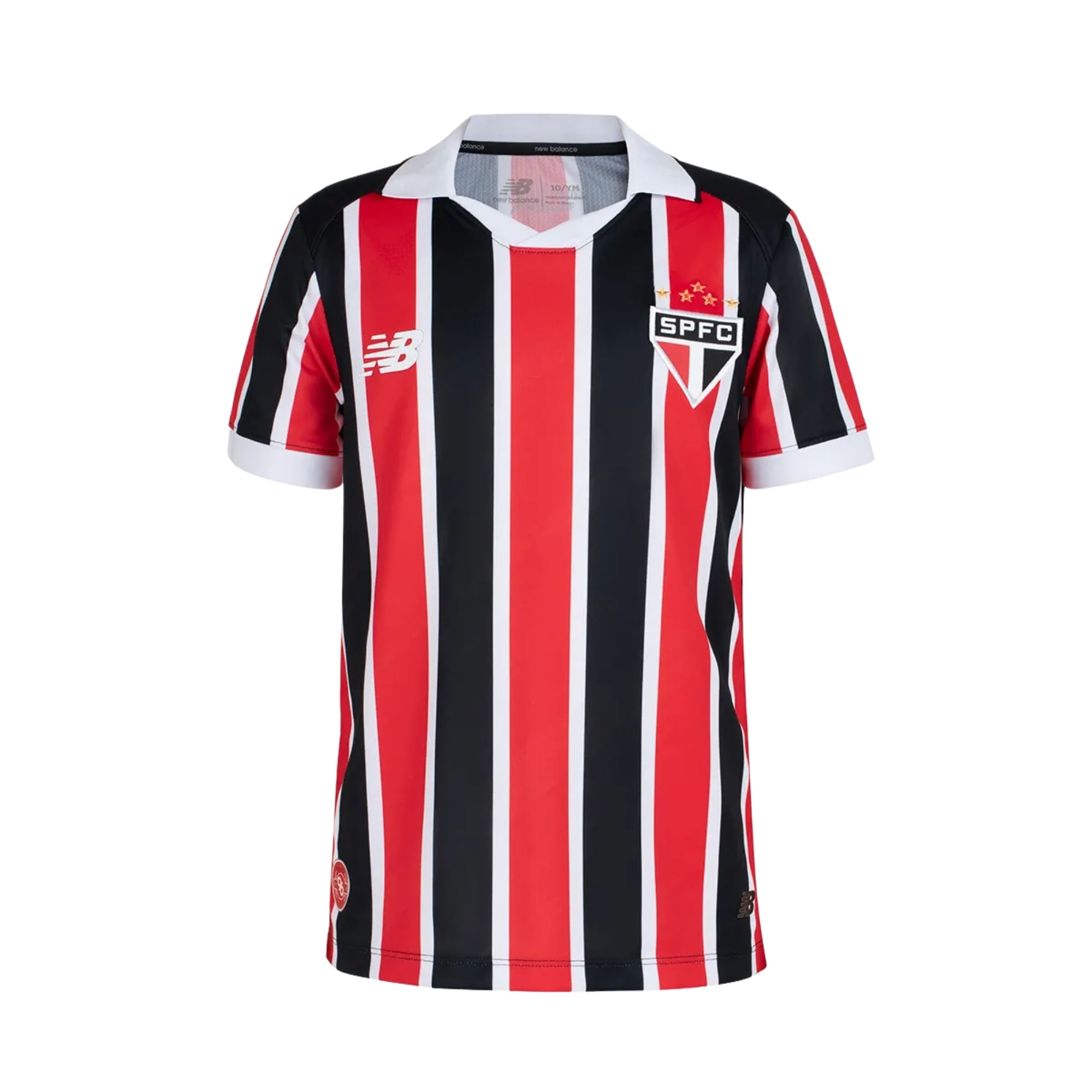 Camisa São Paulo II 26/27 New Balance Infantil - Vermelha/Branca