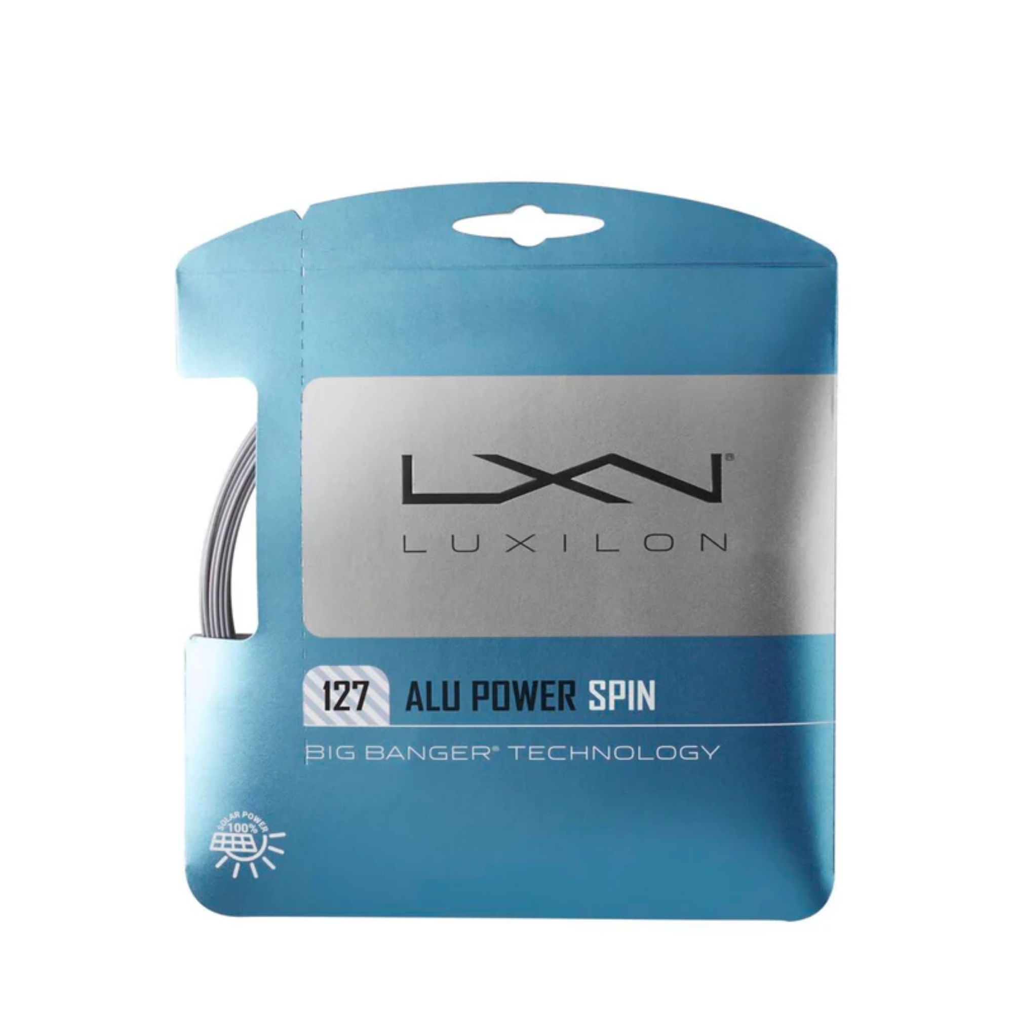 Corda Para Raquete Wilson Encor Alu Power Spin 1.27 Unissex - Cinza