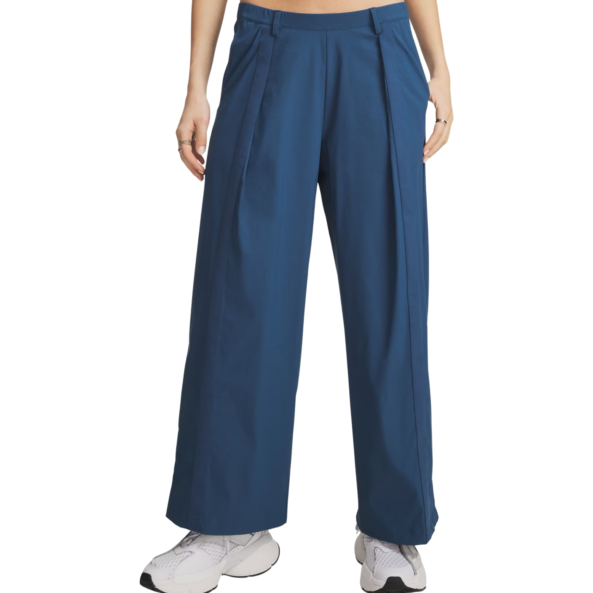 Calça Under Armour Unstoppable Pleated Feminina - Marinho