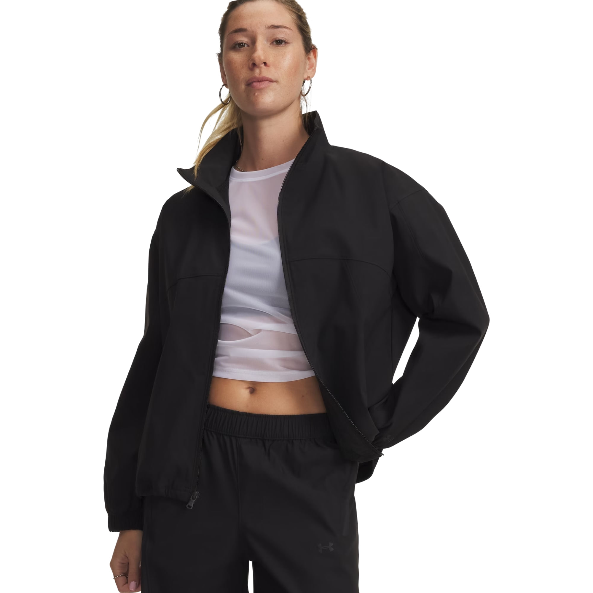 Jaqueta Under Armour Unstoppable Woven Feminina - Preto