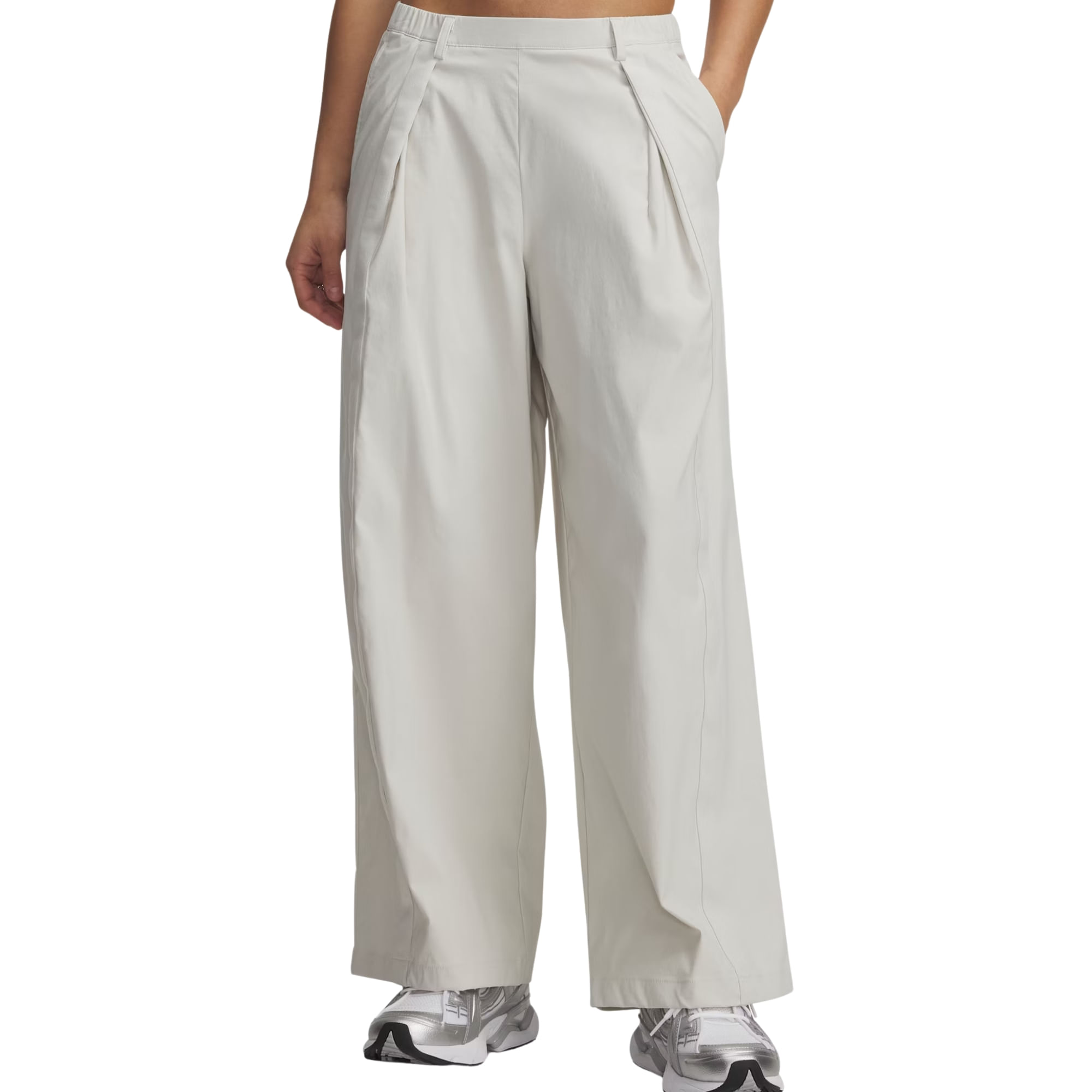 Calça Under Armour Unstoppable Pleated Feminina - Bege