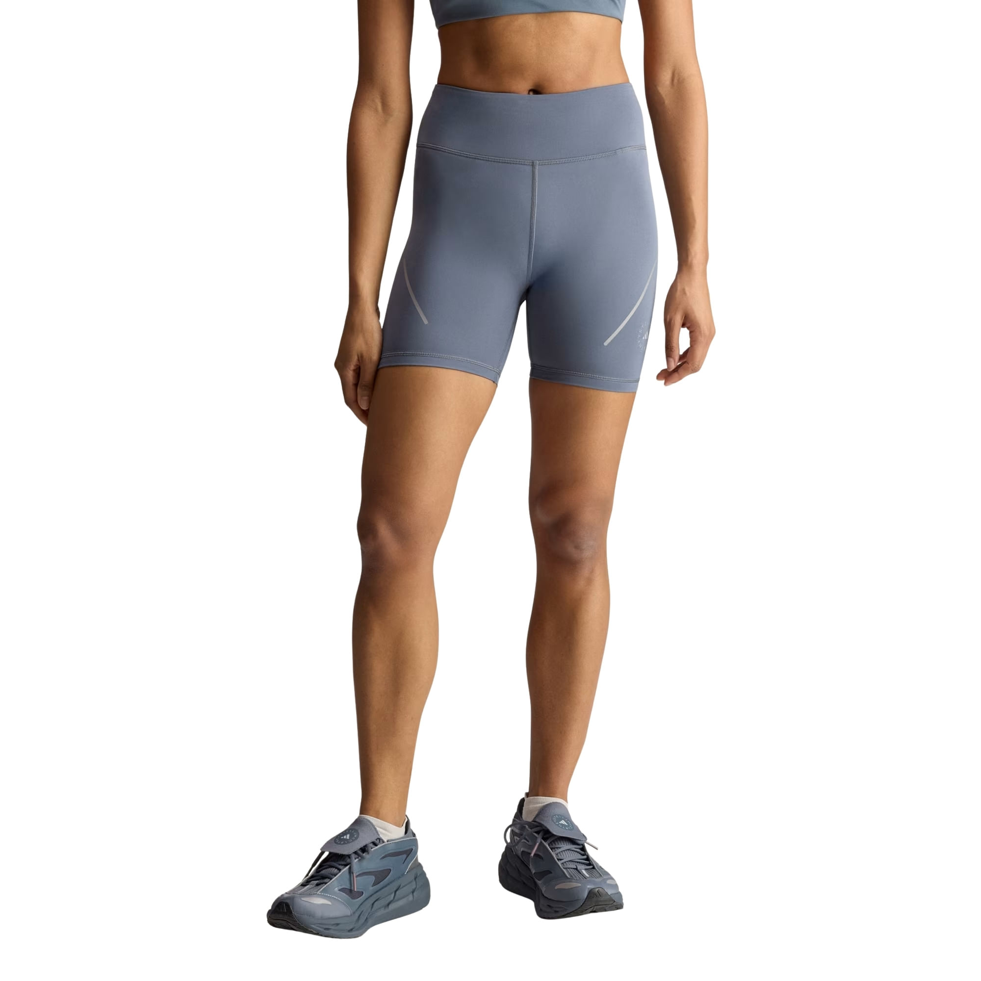 Shorts Adidas Run Stella Mccartney Feminino - Cinza