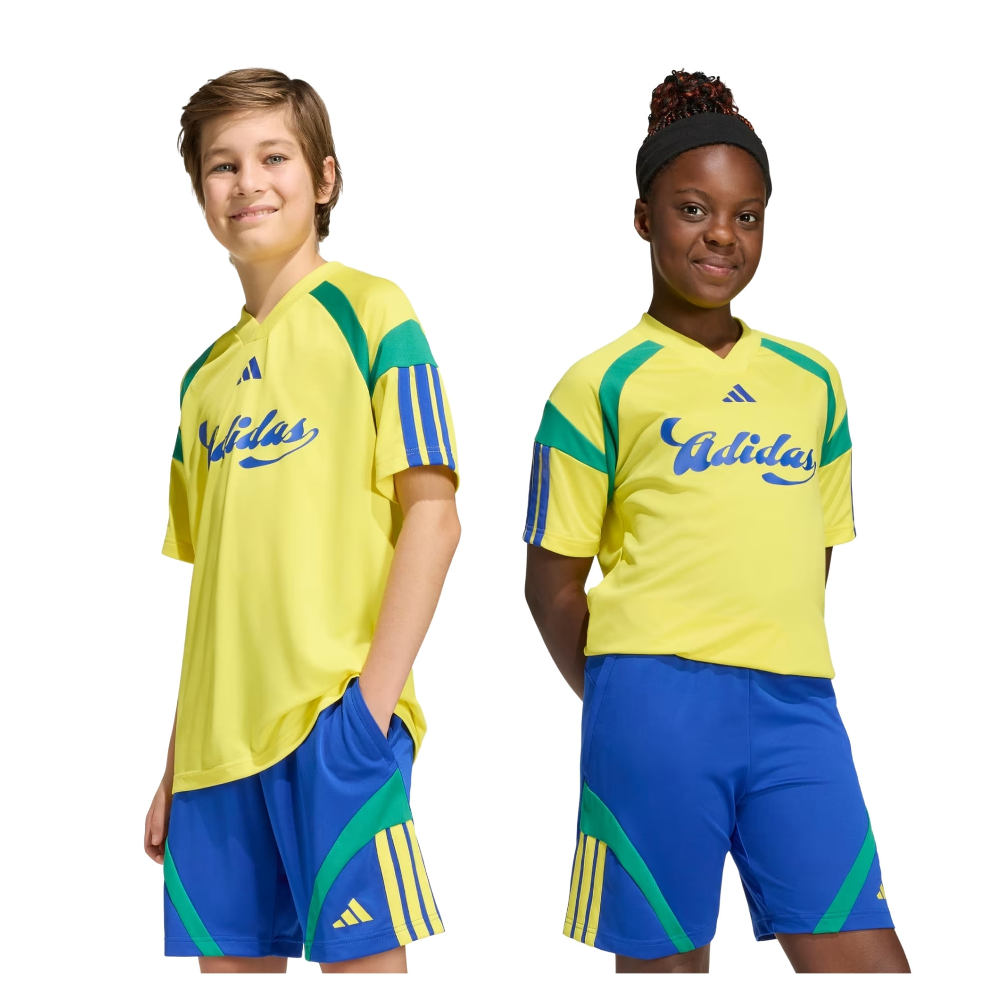 Camiseta Adidas Estampada House Of Tiro Infantil - Amarela