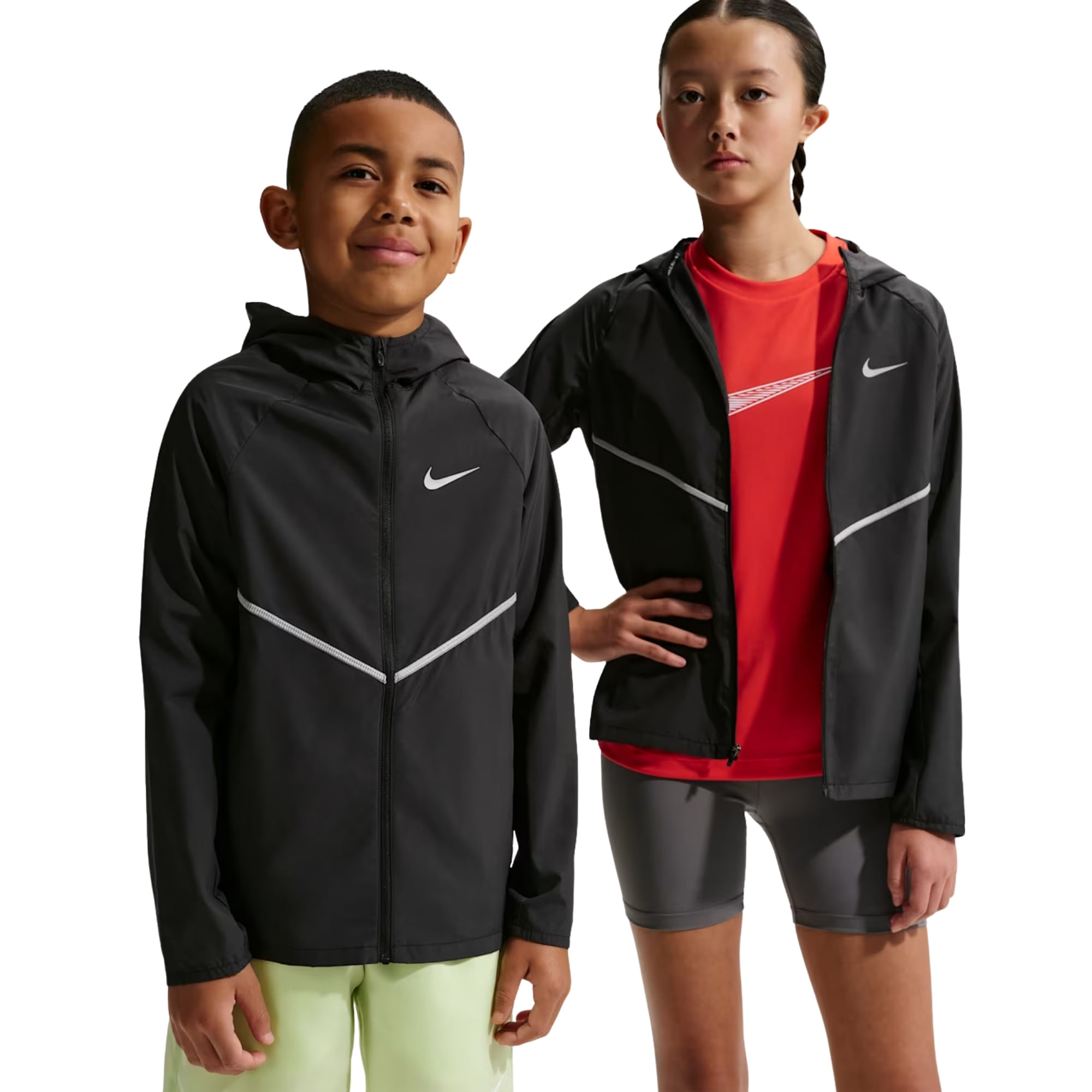 Jaqueta Nike Uv + Repel Miler Infantil - Preta