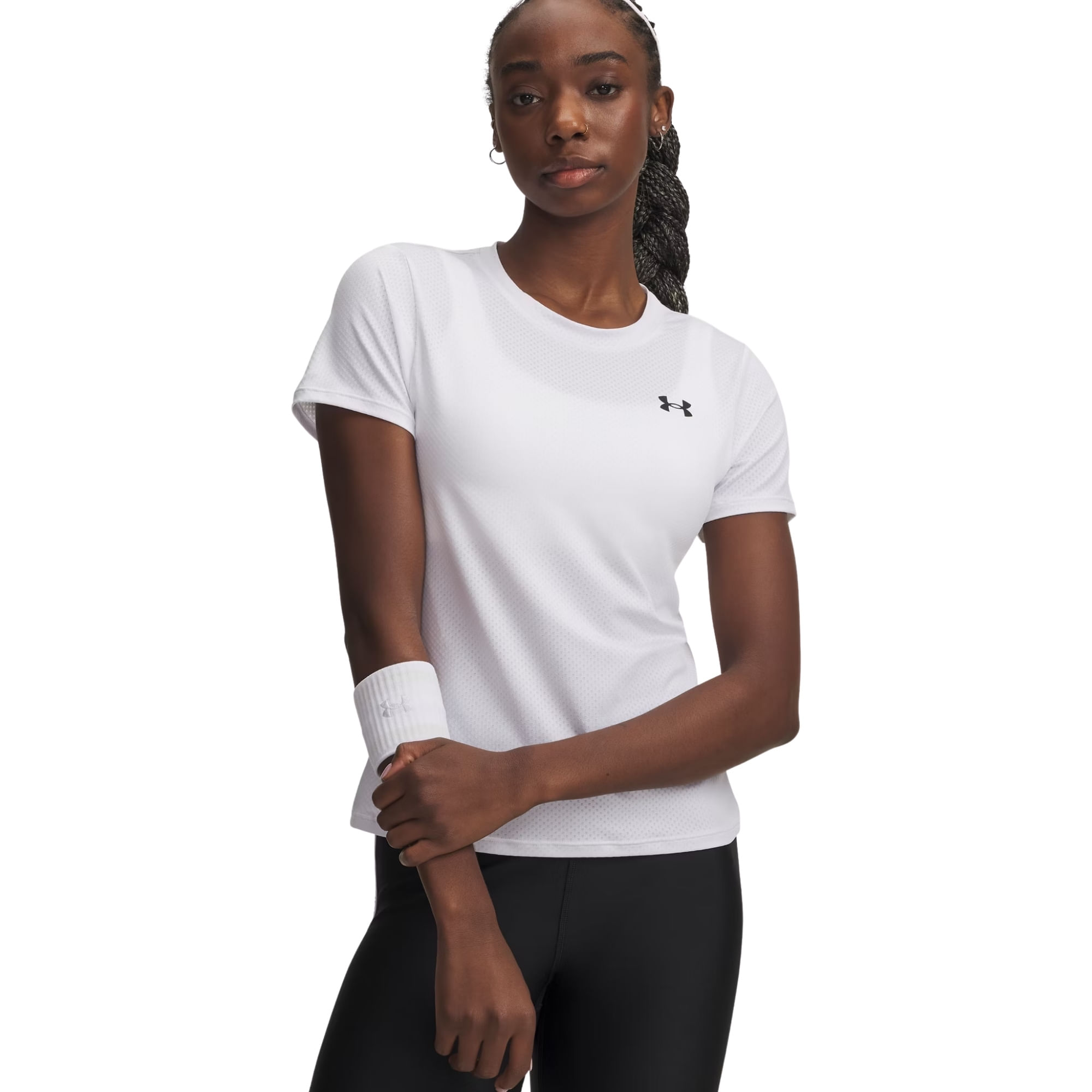 Camiseta Under Armour Tech Mesh Feminina - Branca