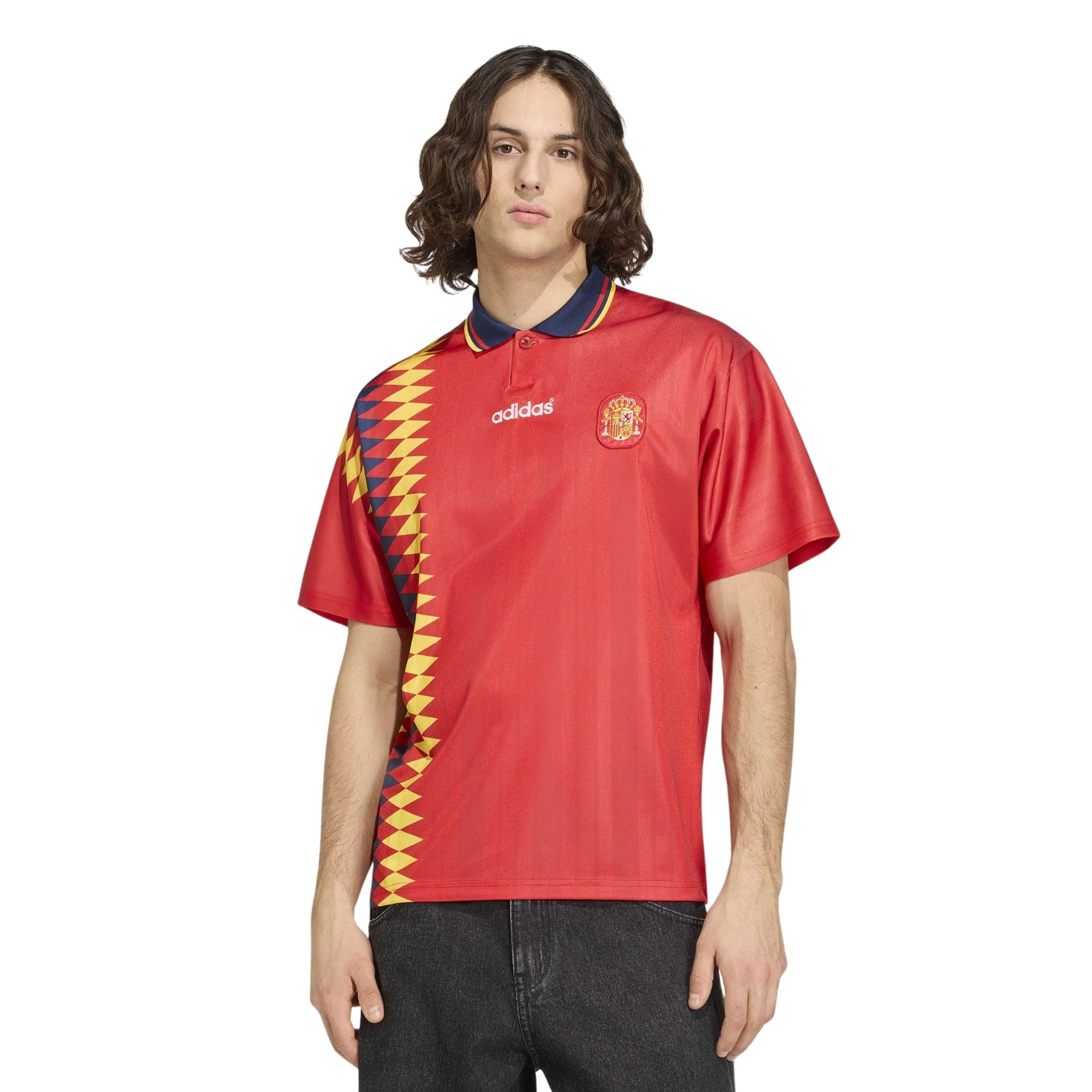 Camisa Espanha I 94 Adidas Masculina - Vermelha