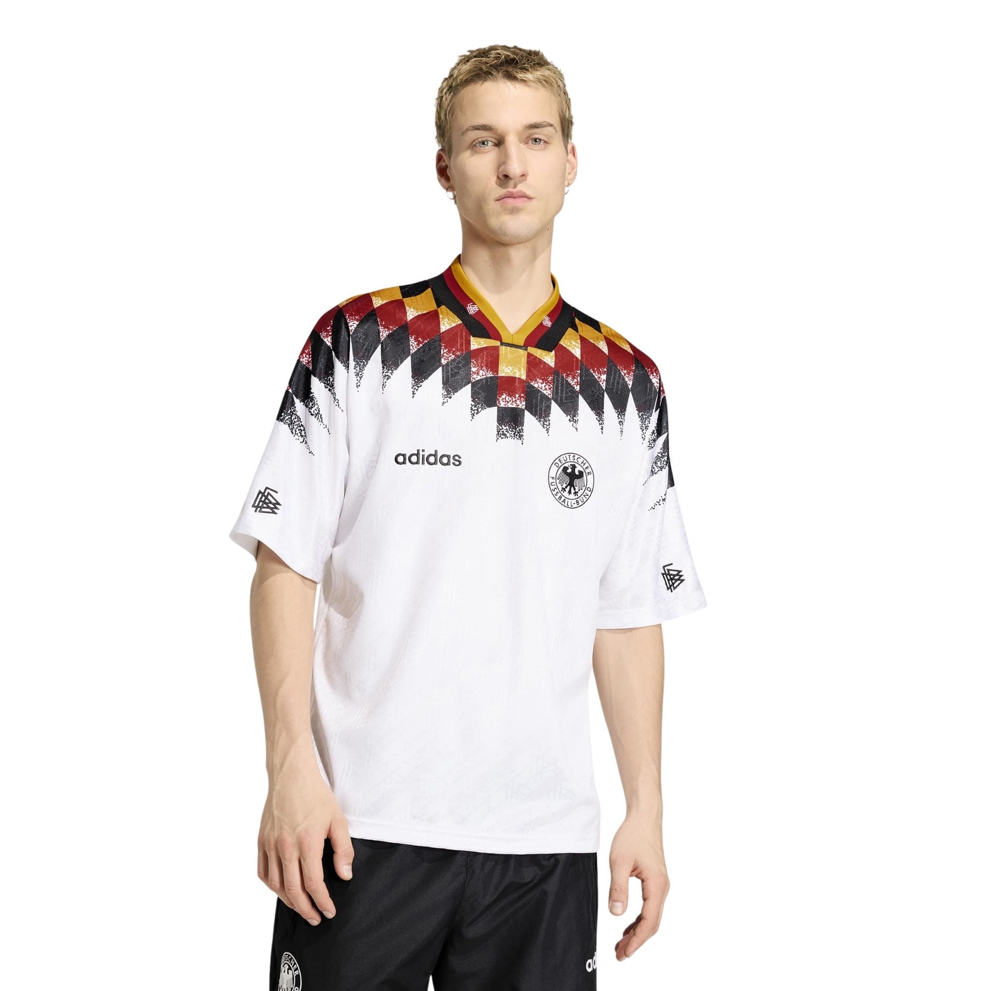 Camisa Alemanha I 94 Adidas Masculina - Branca