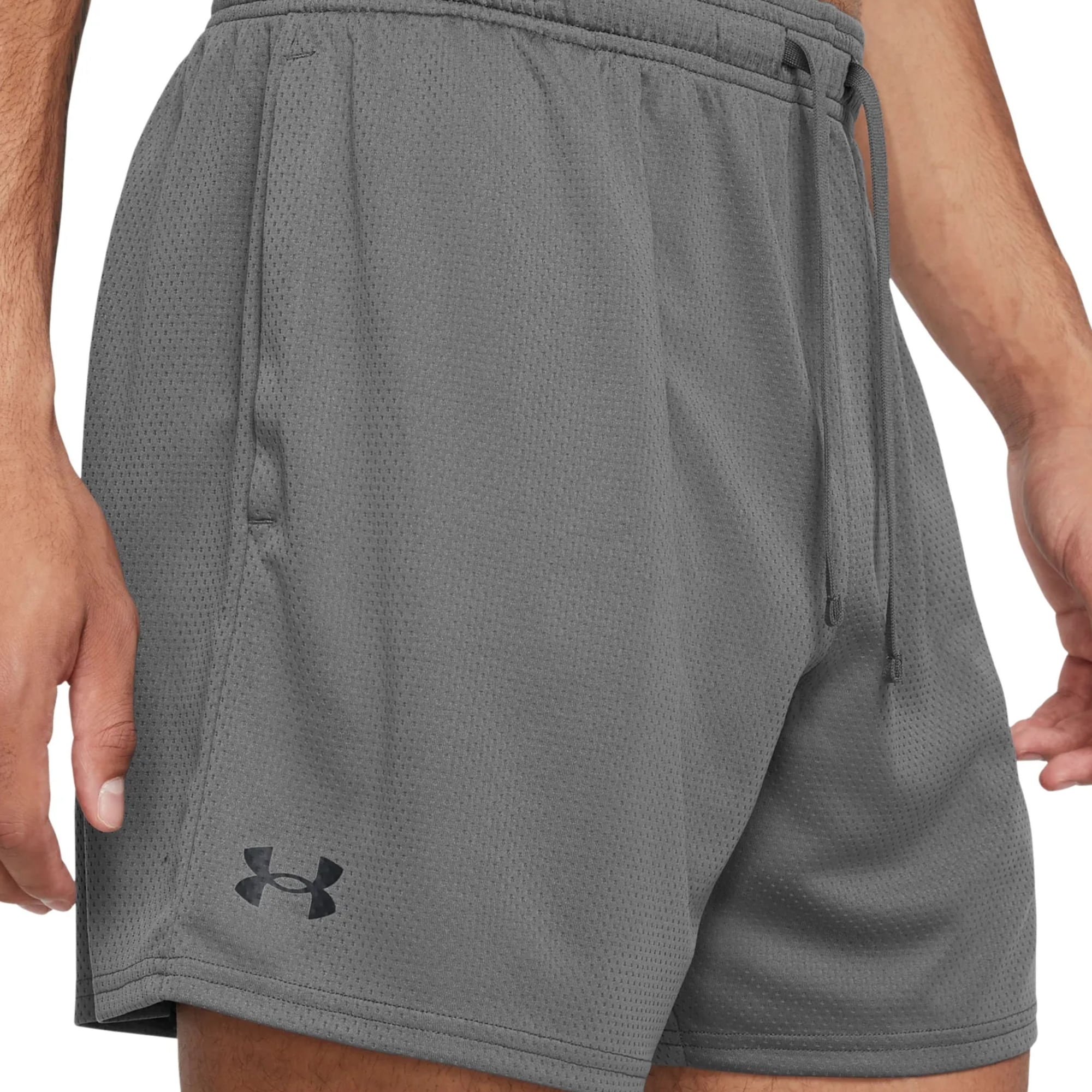 Shorts Under Armour Tech Mesh 6 Pol Masculino - Cinza