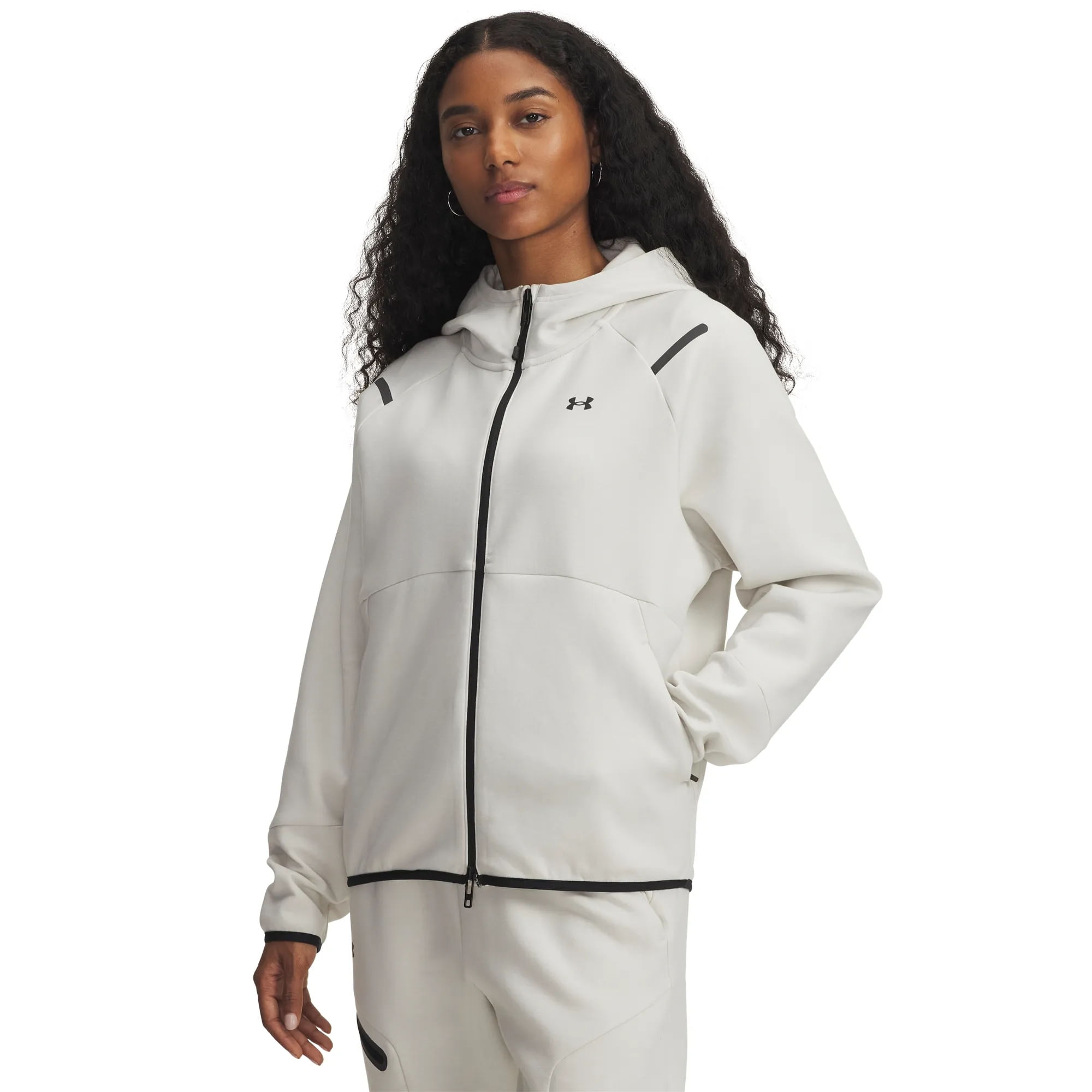 Jaqueta Under Armour Unstoppable Fleece Feminina - Branca